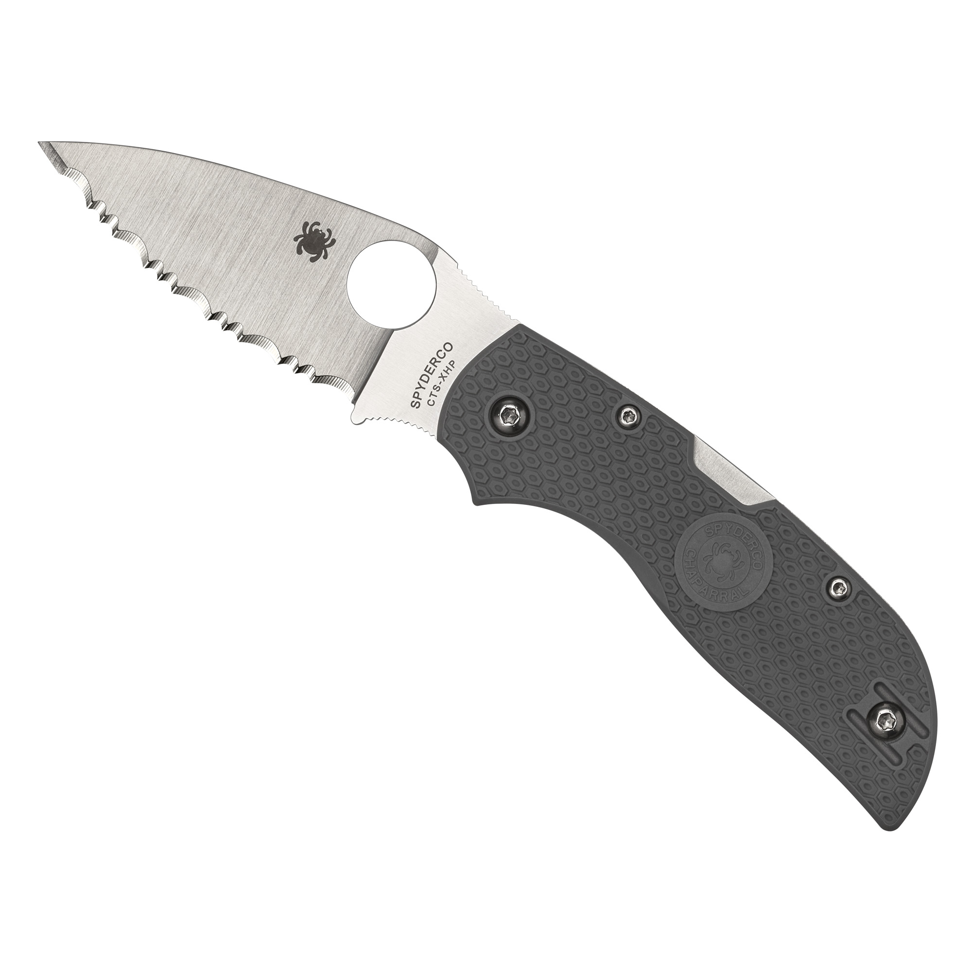 Spyderco Chaparral XHP Folding Knife 2.8″ – Gray, Silver