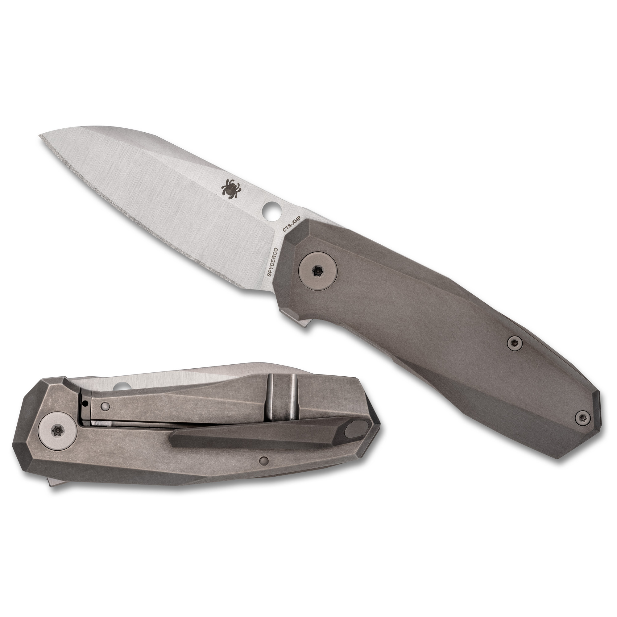 Spyderco TECNHO 3 CTS XHP Folding Knife 2.64″ – Silver