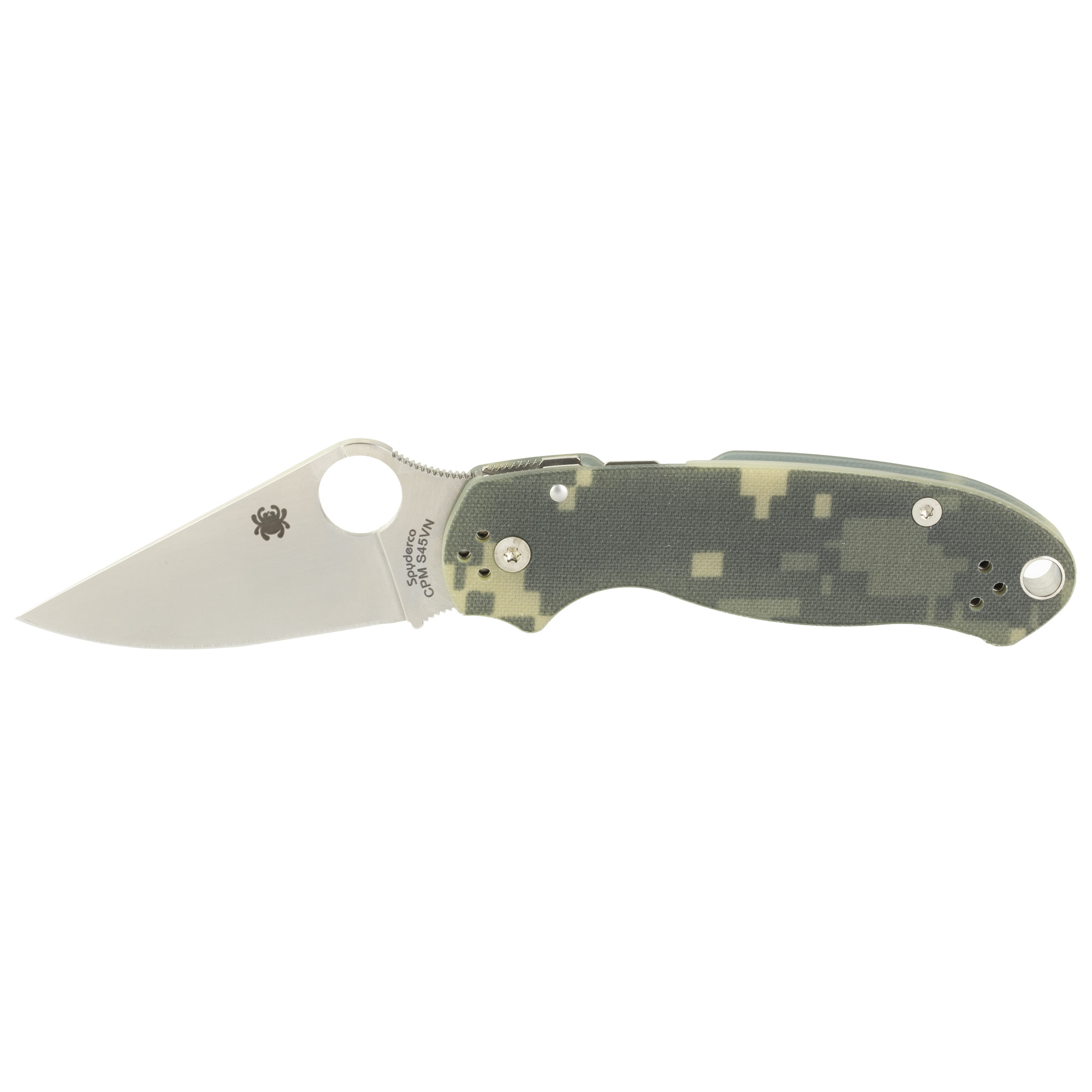 Spyderco Para 3 CPM S45VN Folding Knife 2.95″ – Silver