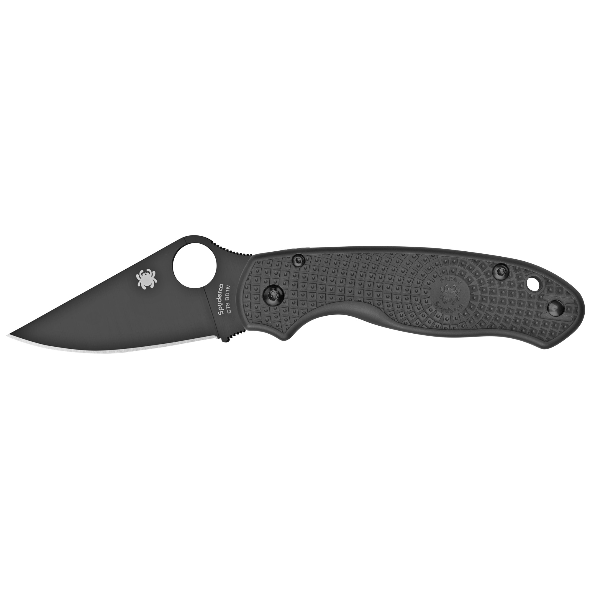 Spyderco Para 3 Lightweight CTS BD1N Folding Knife 2.95″ – Black