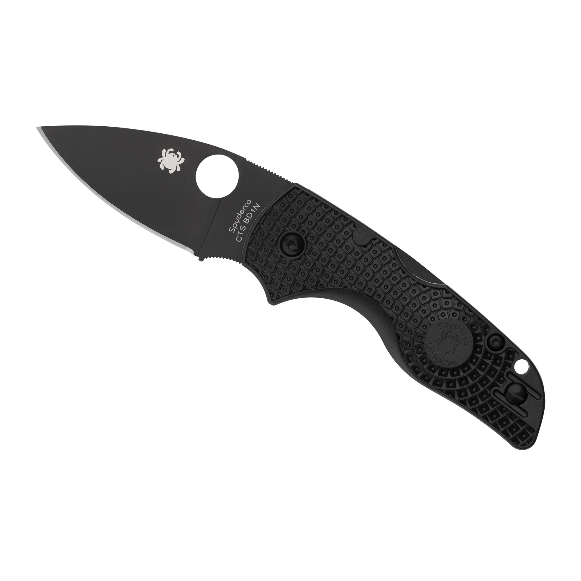 Spyderco Lil Native Lightweight CTS BD1N Folding Knife 2.43″ – Black