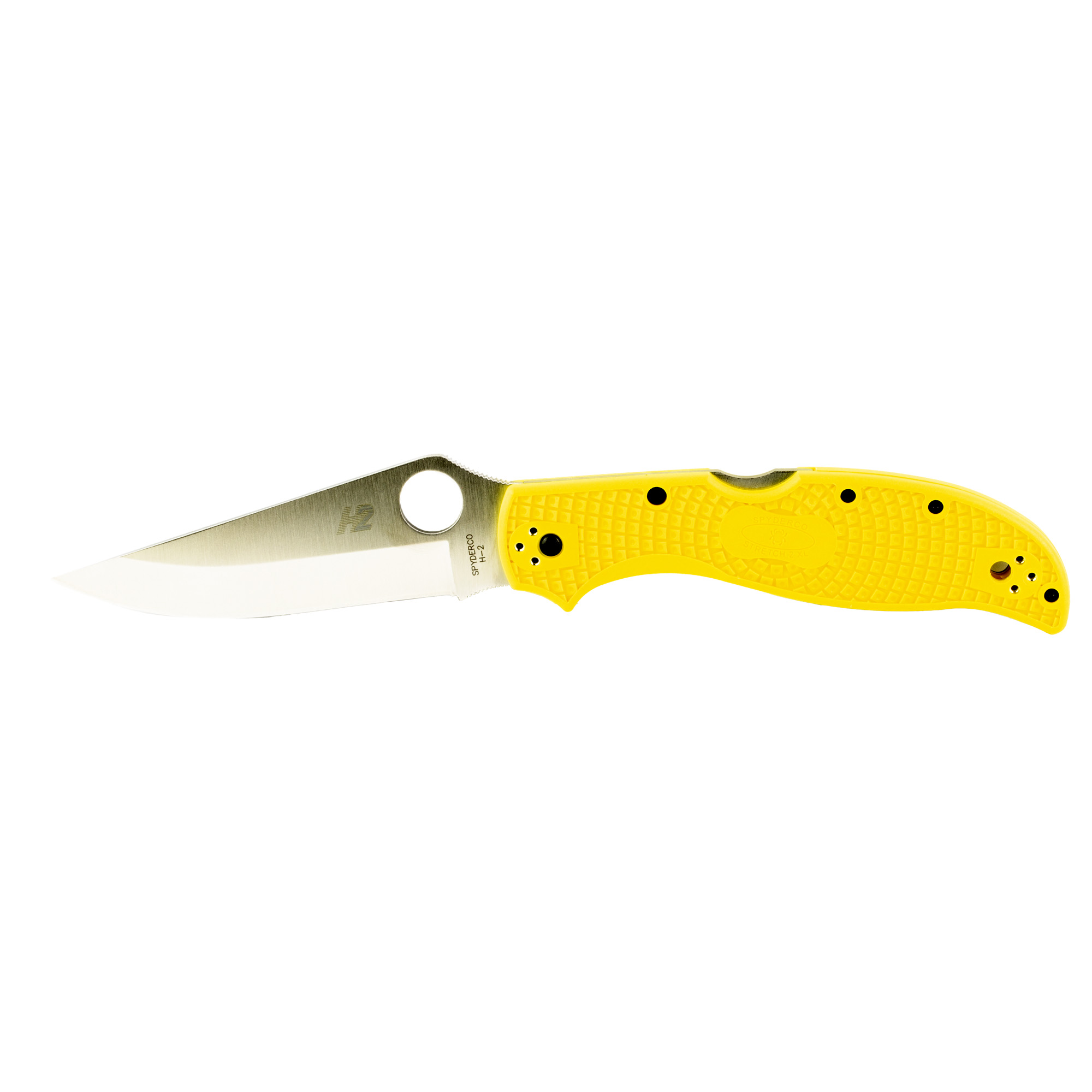 Spyderco Stretch 2 Lightweight H-2 Folding Knife 3.95″ – Silver