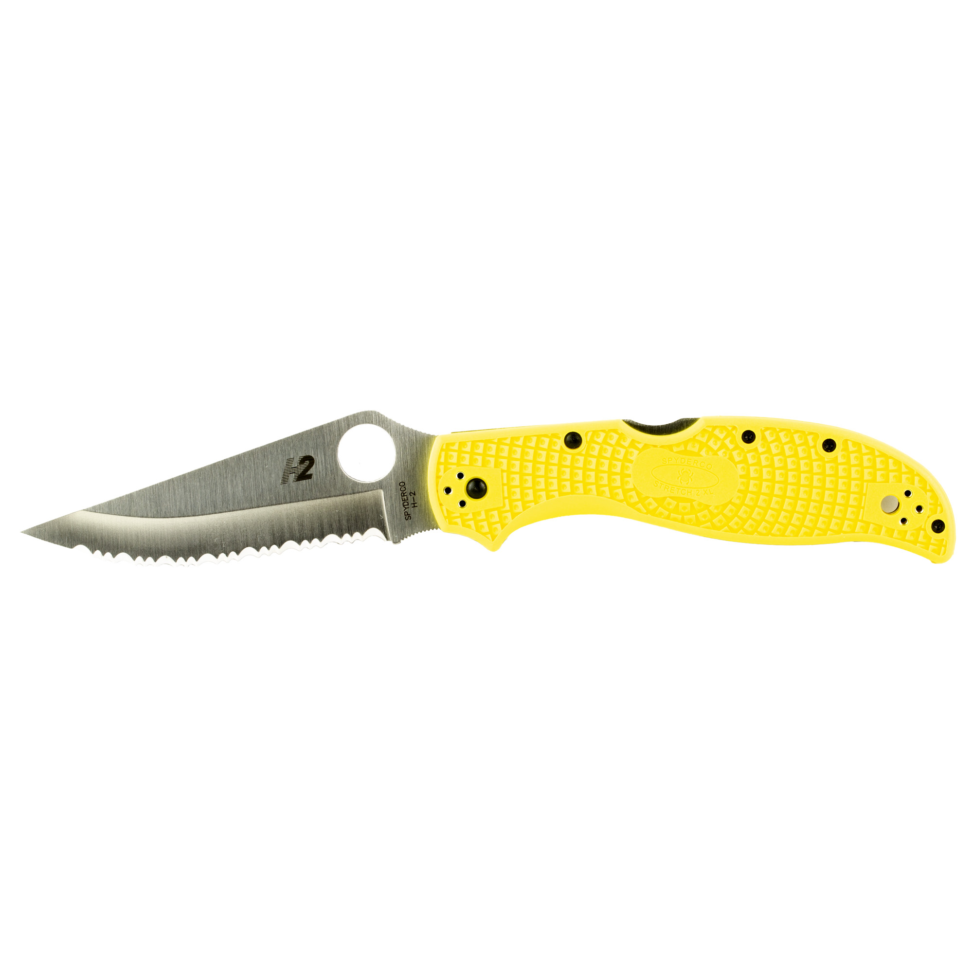 Spyderco Stretch 2 Lightweight H-2 Folding Knife 3.95″ – Silver