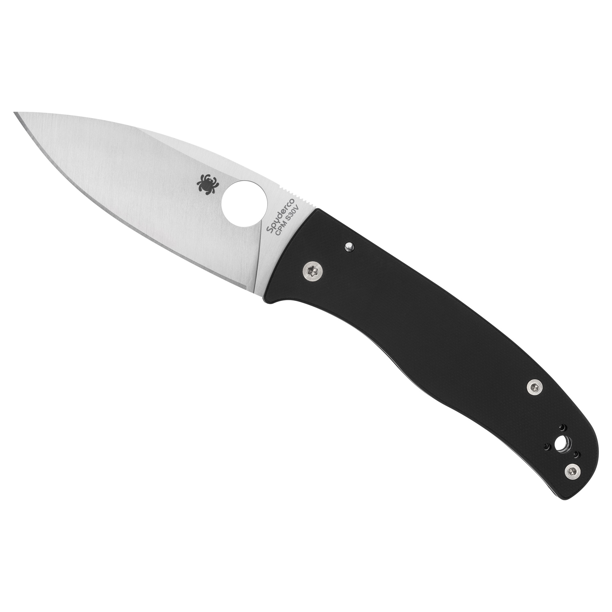 Spyderco Bodacious CPM-S30V Folding Knife 3.66″ – Silver