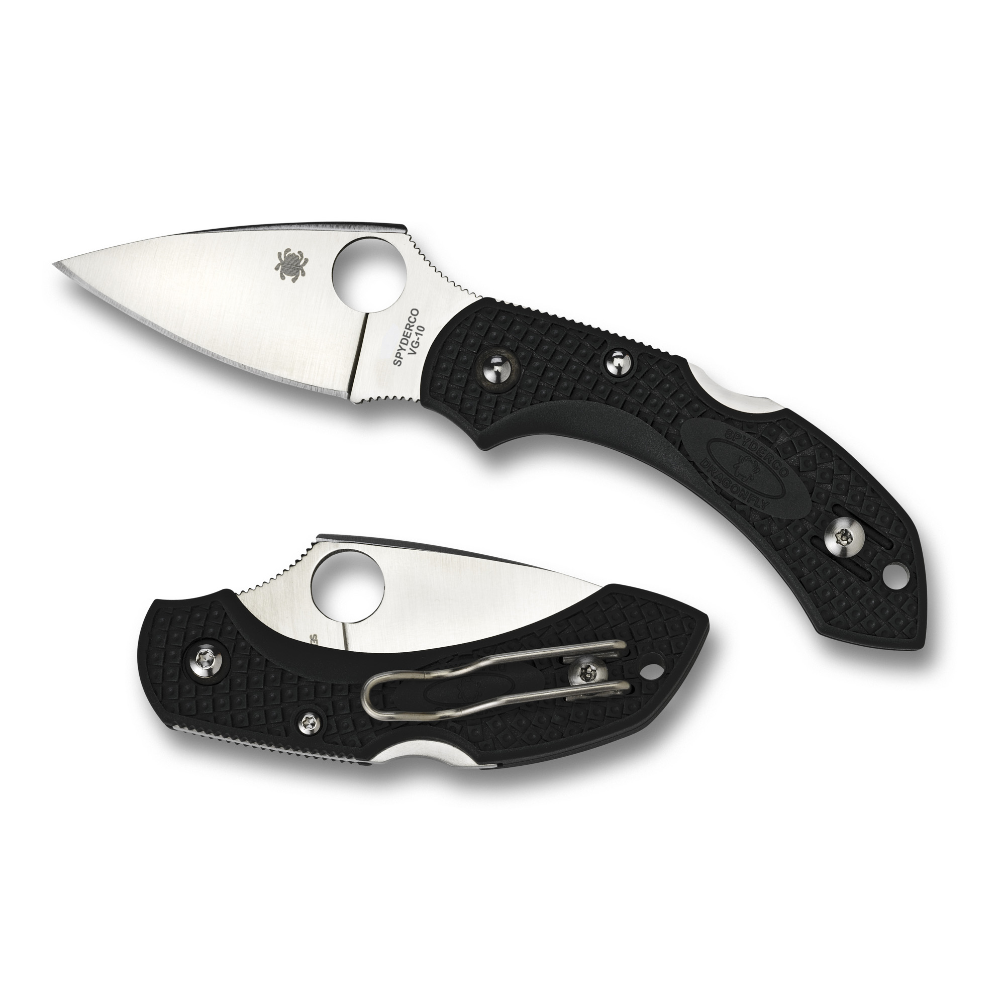 Spyderco Dragonfly 2 VG-10 Folding Knife 2.25″ – Silver