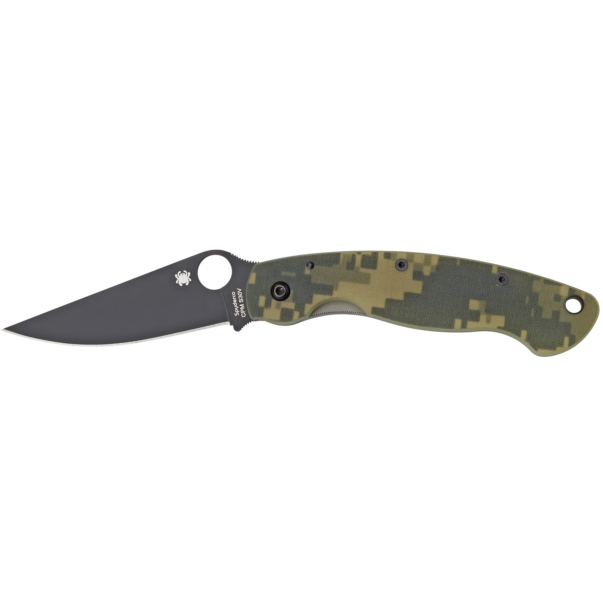 Spyderco Military CPM-S30V Folding Knife 4″ – Camo