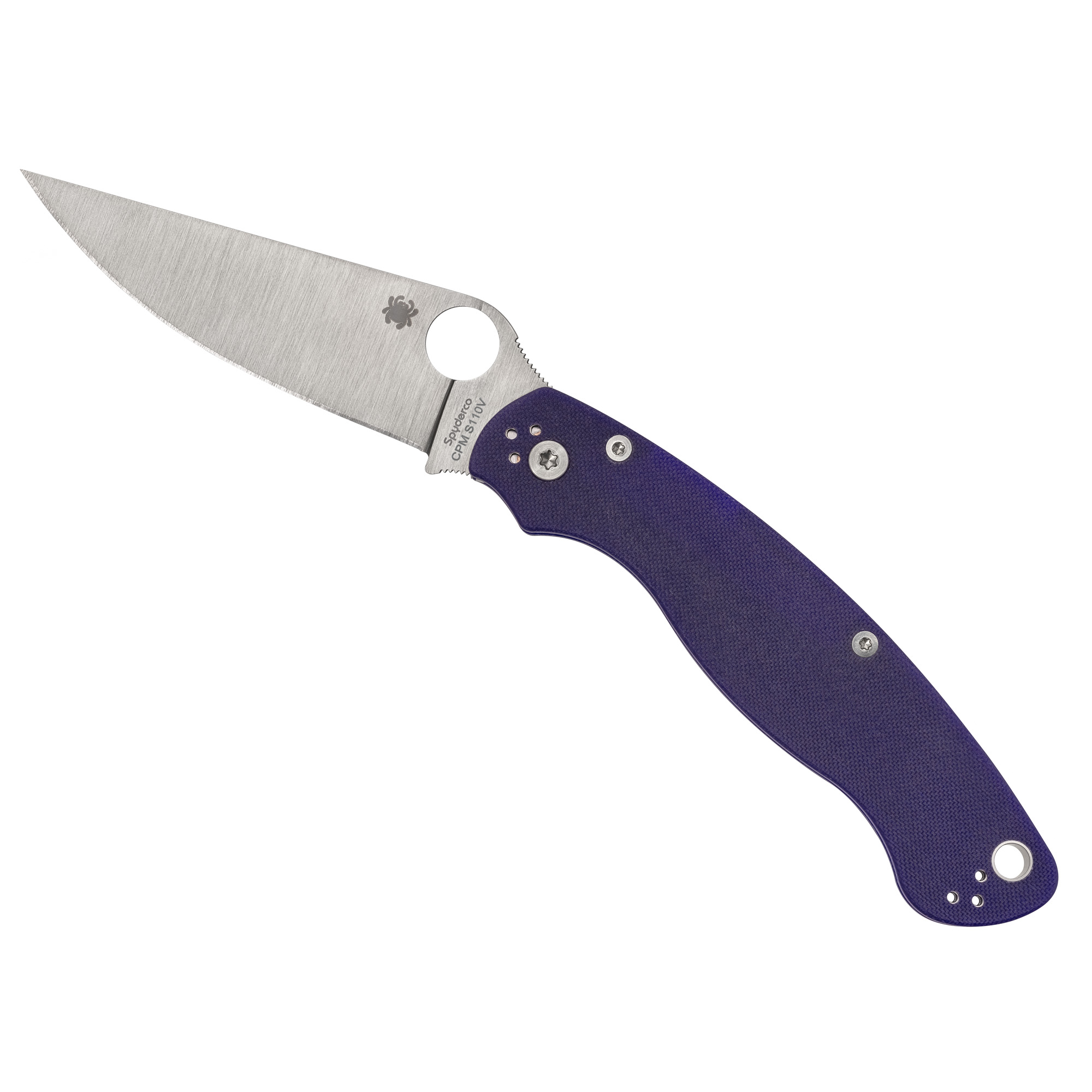 Spyderco Military 2 CPM-S110V Folding Knife 4″ – Blue