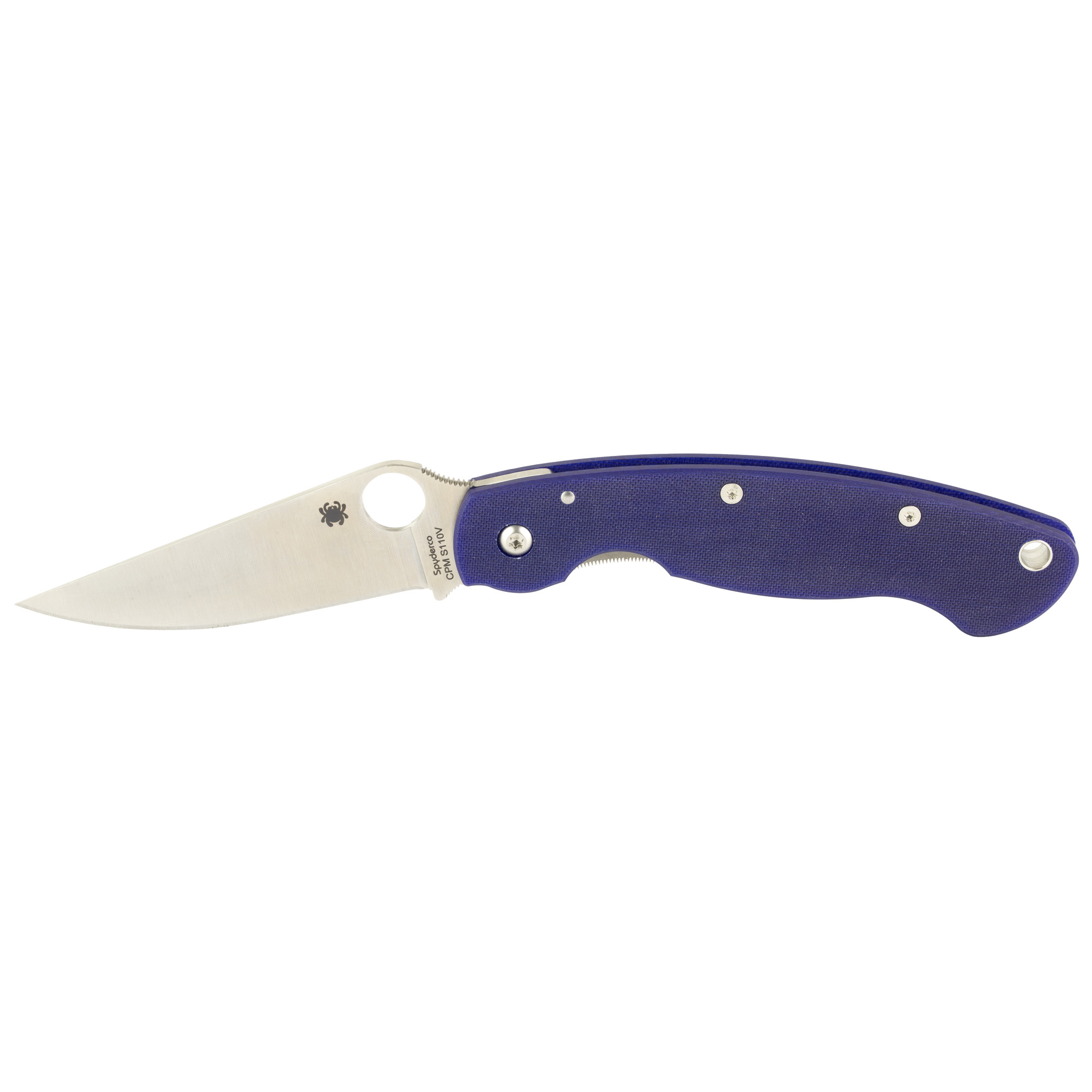 Spyderco Military CPM-S110V Folding Knife 4″ – Dark Blue