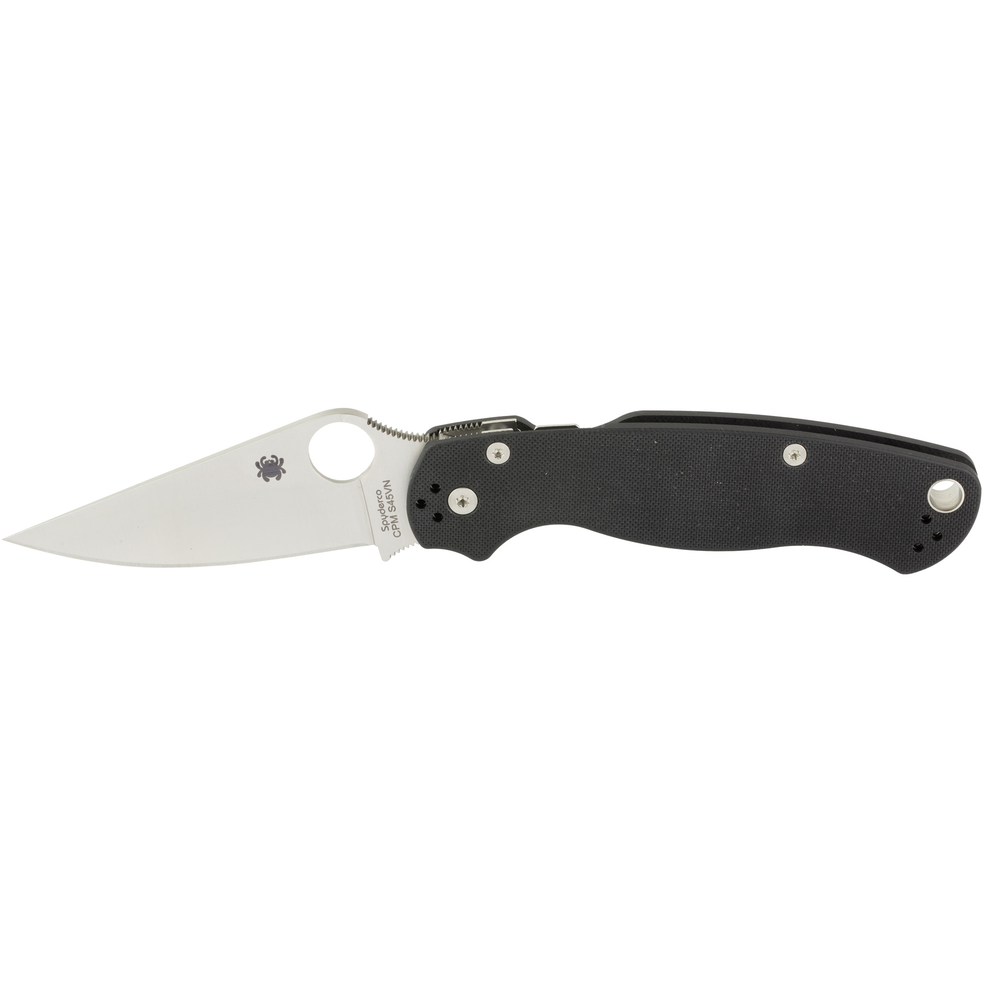 Spyderco Para Military 2 CPM-S45V Folding Knife 3.42″ – Silver