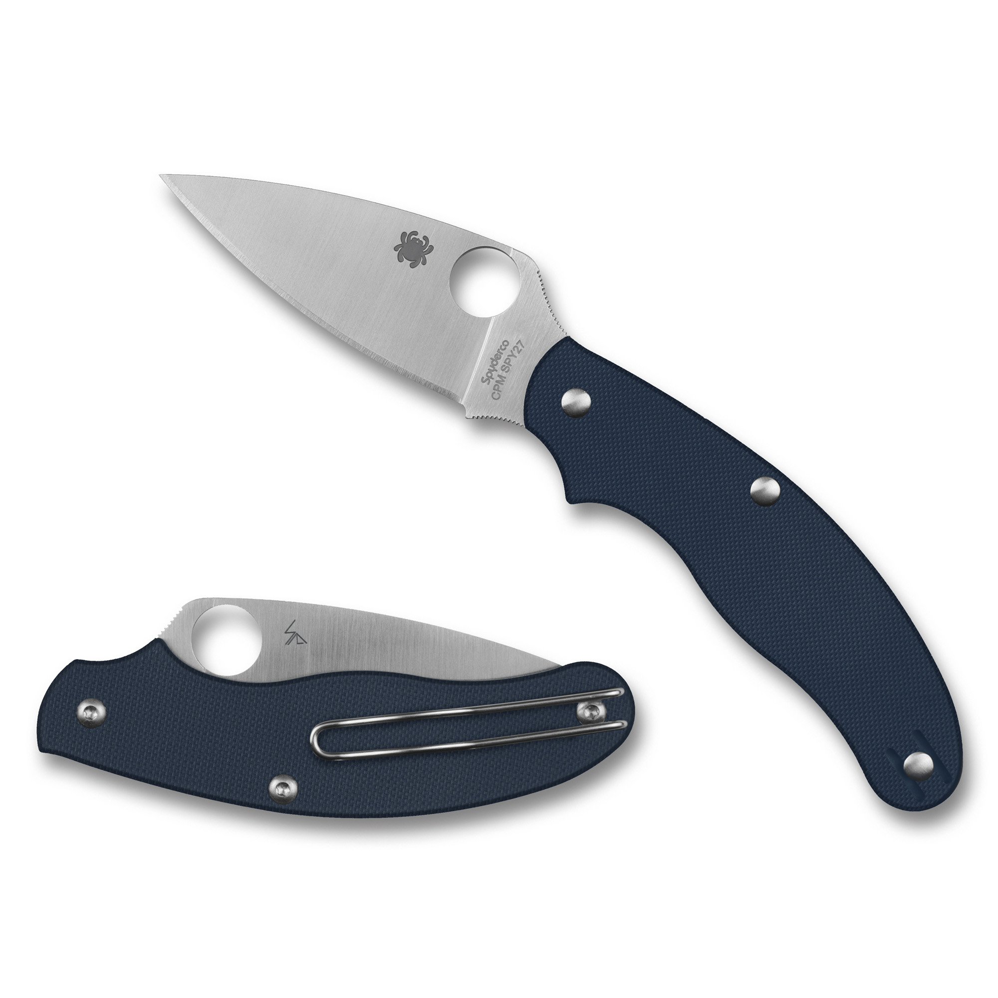 Spyderco UK PENKNIFE CPM SPY27 Folding Knife 2.95″ – Silver