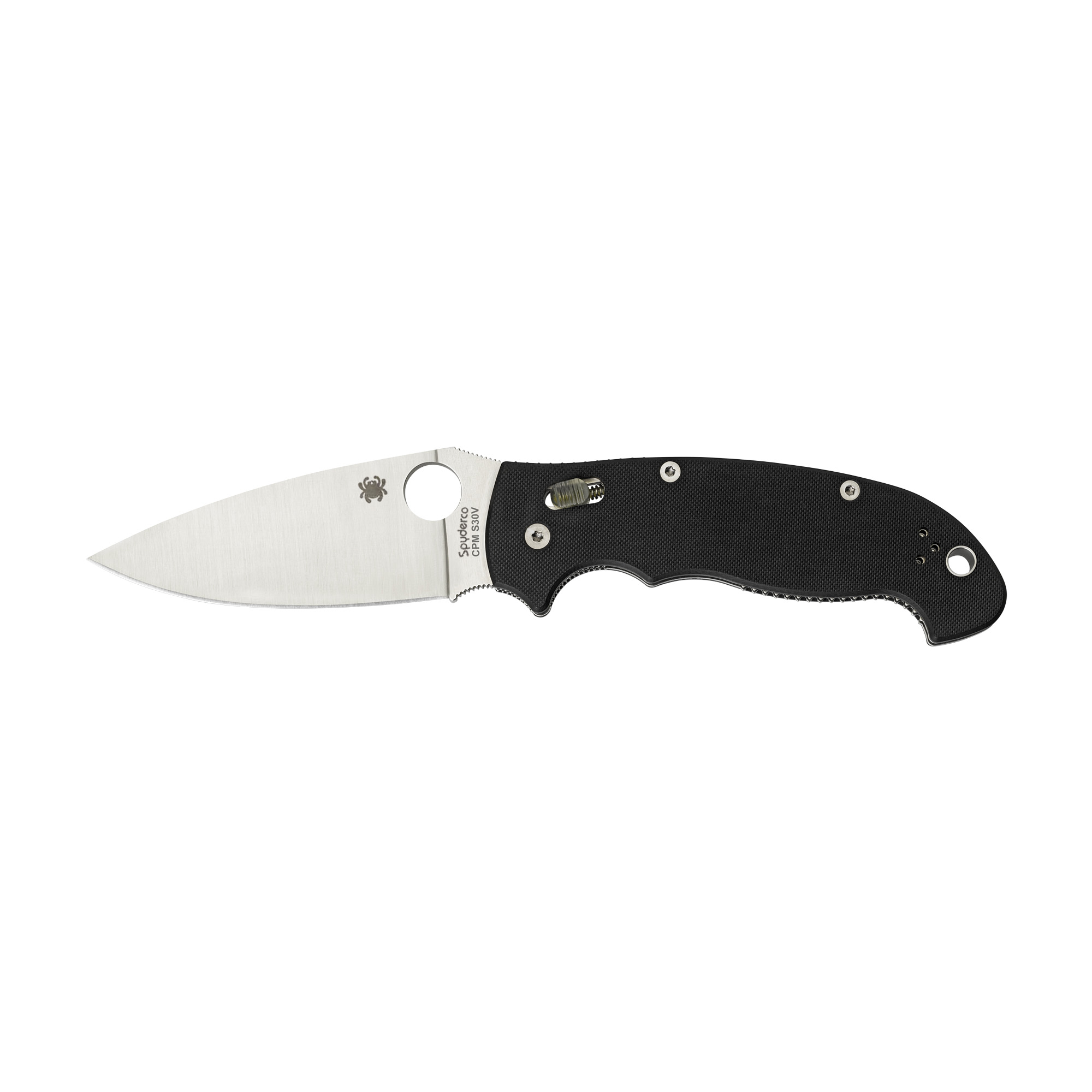 Spyderco Manix 2 XL CPM-S30V Folding Knife 3.875″ – Silver