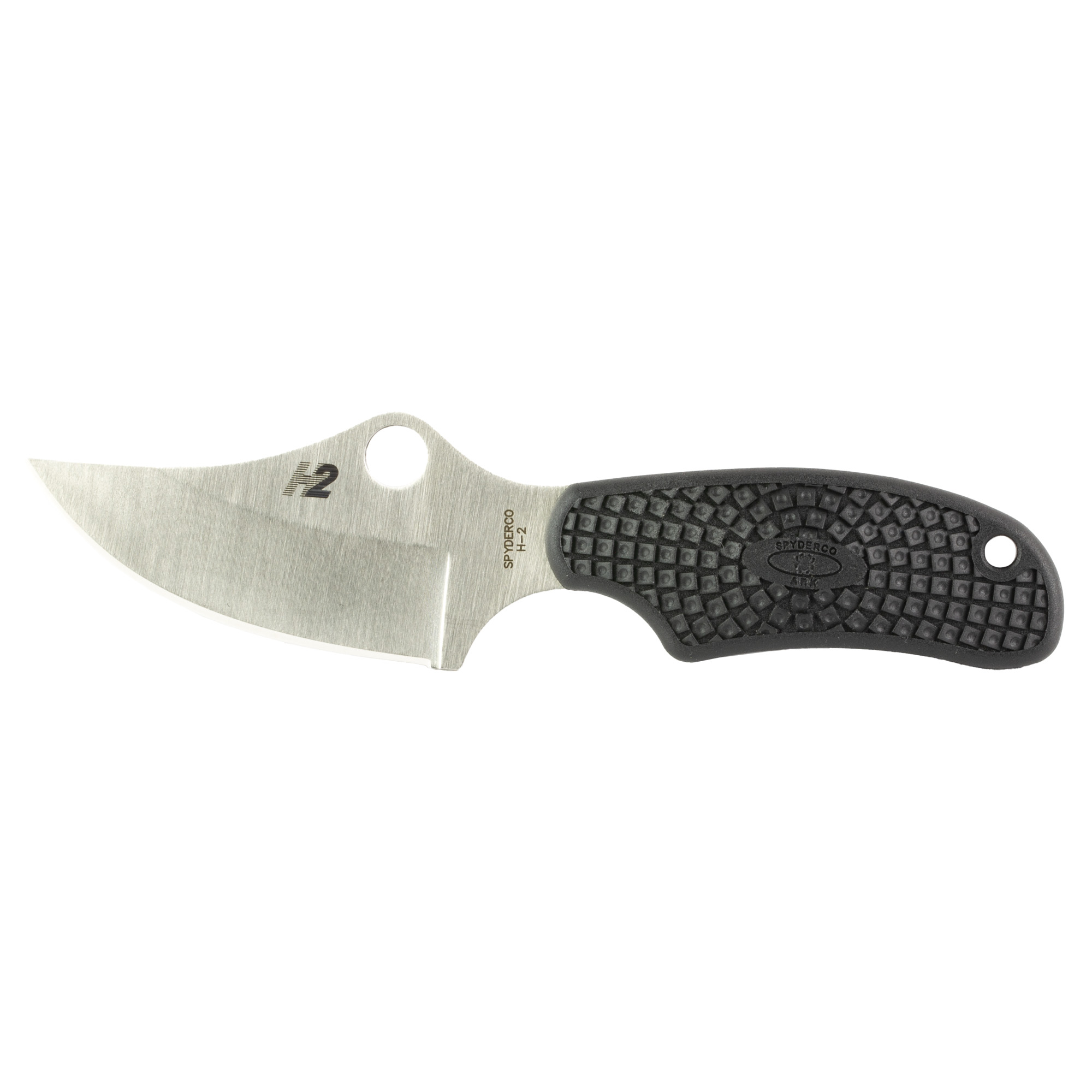 Spyderco ARK H-2 Fixed Blade Knife 2.56″ – Silver