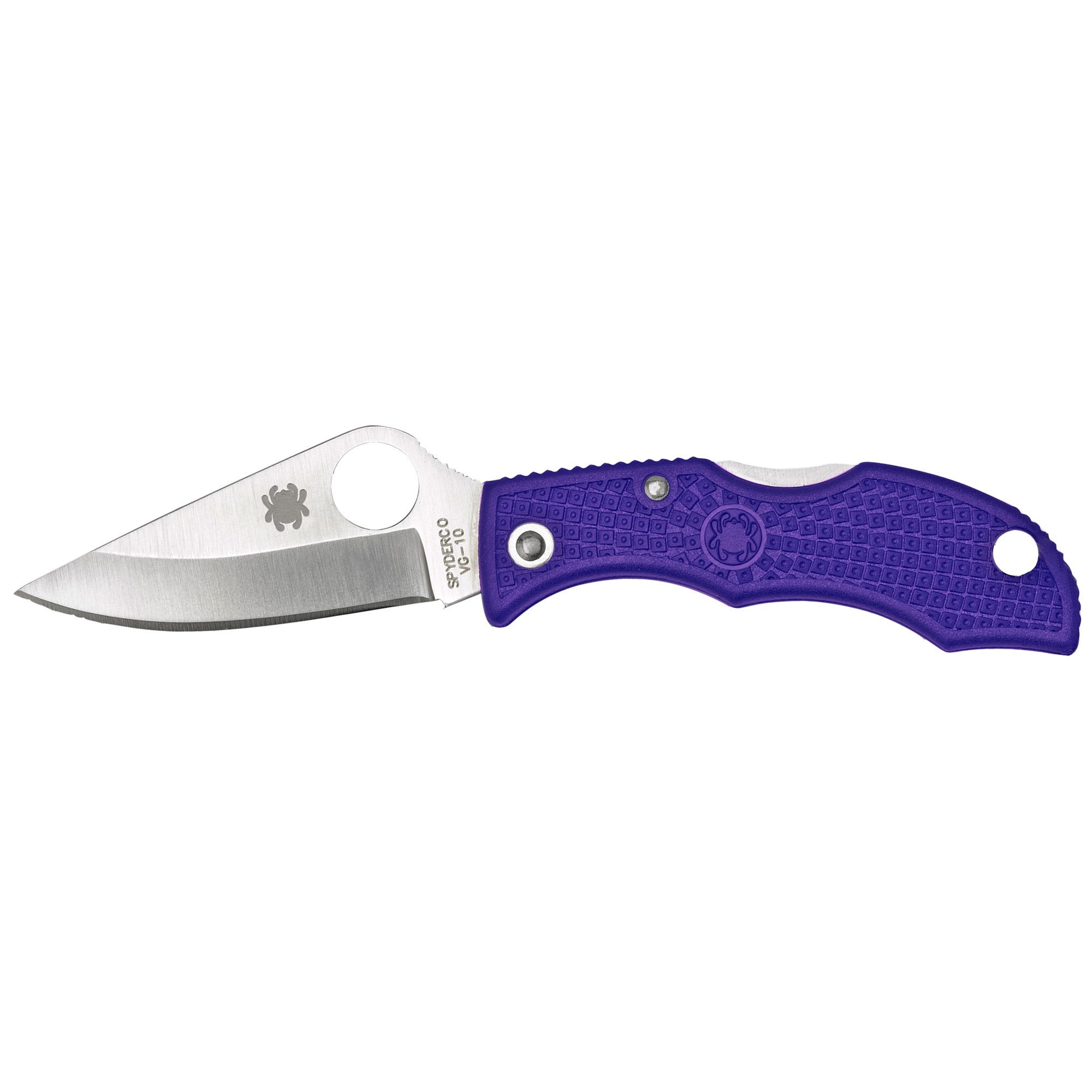 Spyderco Ladybug 3 VG-10 Folding Knife 1.94″ – Silver