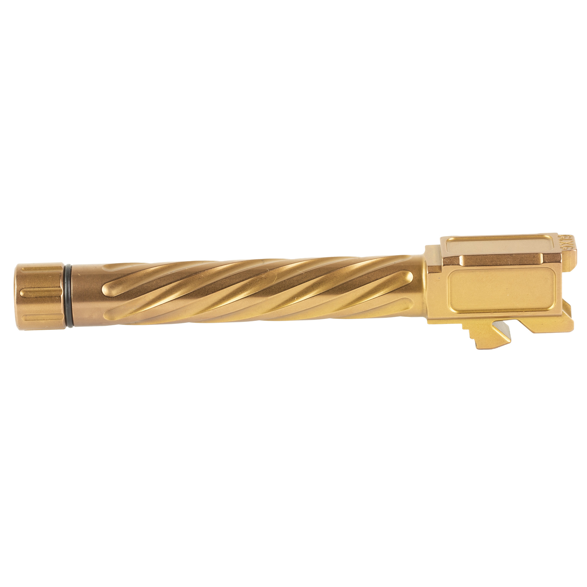 Shadow Systems 1/2×28 DR 9mm 5″ Threaded And Fluted Barrel – Bronze