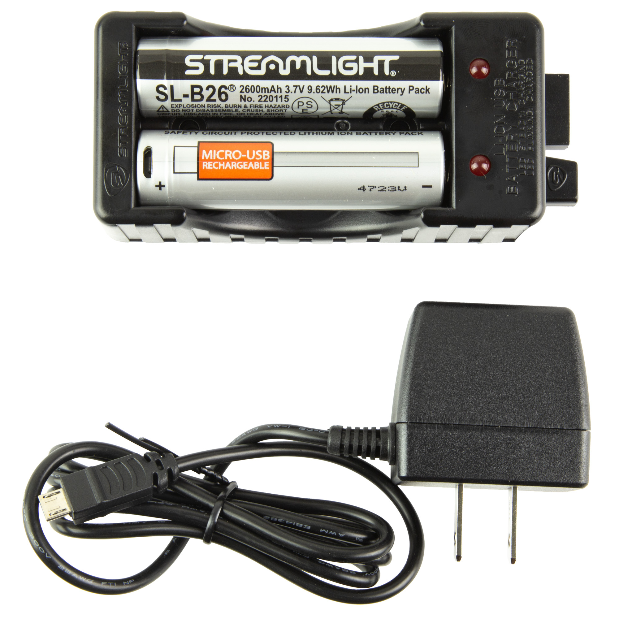 Streamlight SL-B26 Charger Flashlight – Black