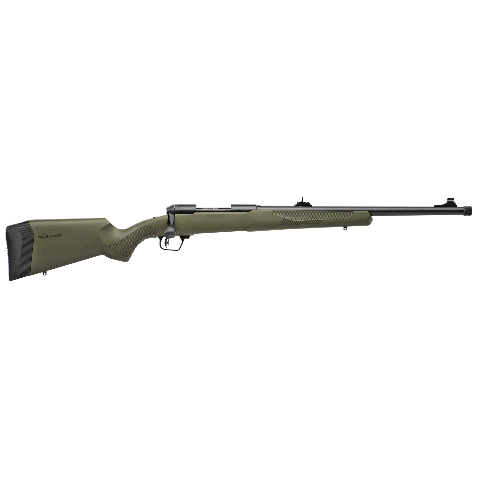 Savage 110 Hog Hunter Rifle 18″ 350 Legend 4rd Adjustable Sights – Olive Drab Green