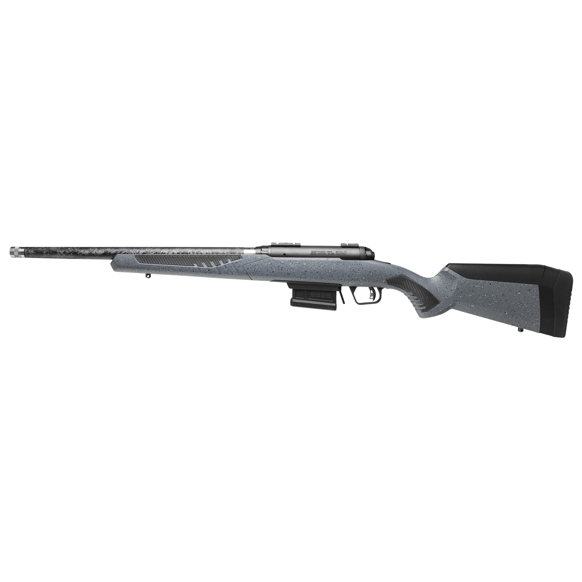 Savage 110 Carbon Predator 18″ 22-250 Remington 4rd – Gray