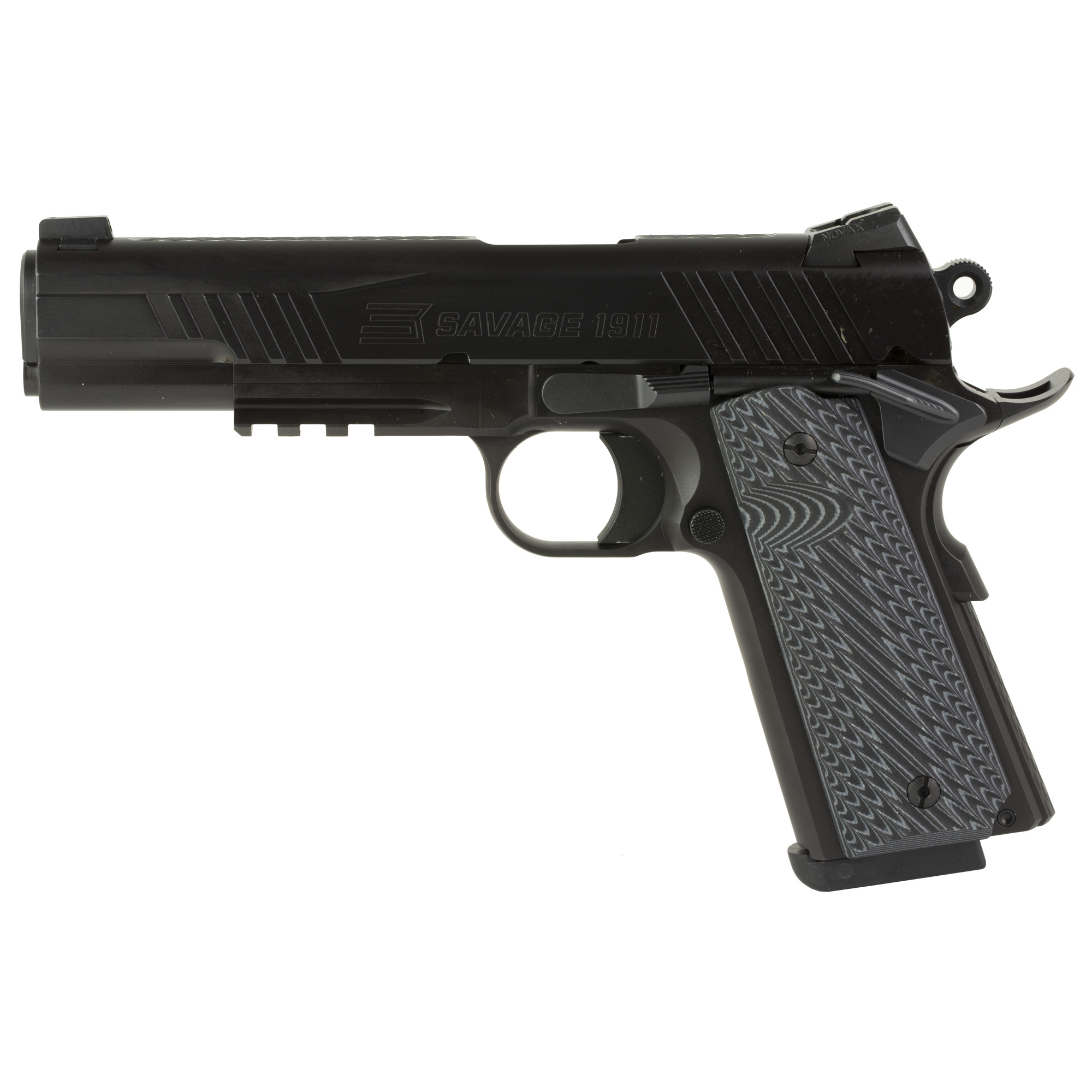 Savage 1911 5″ 45 ACP 8rd Night Sights – Black