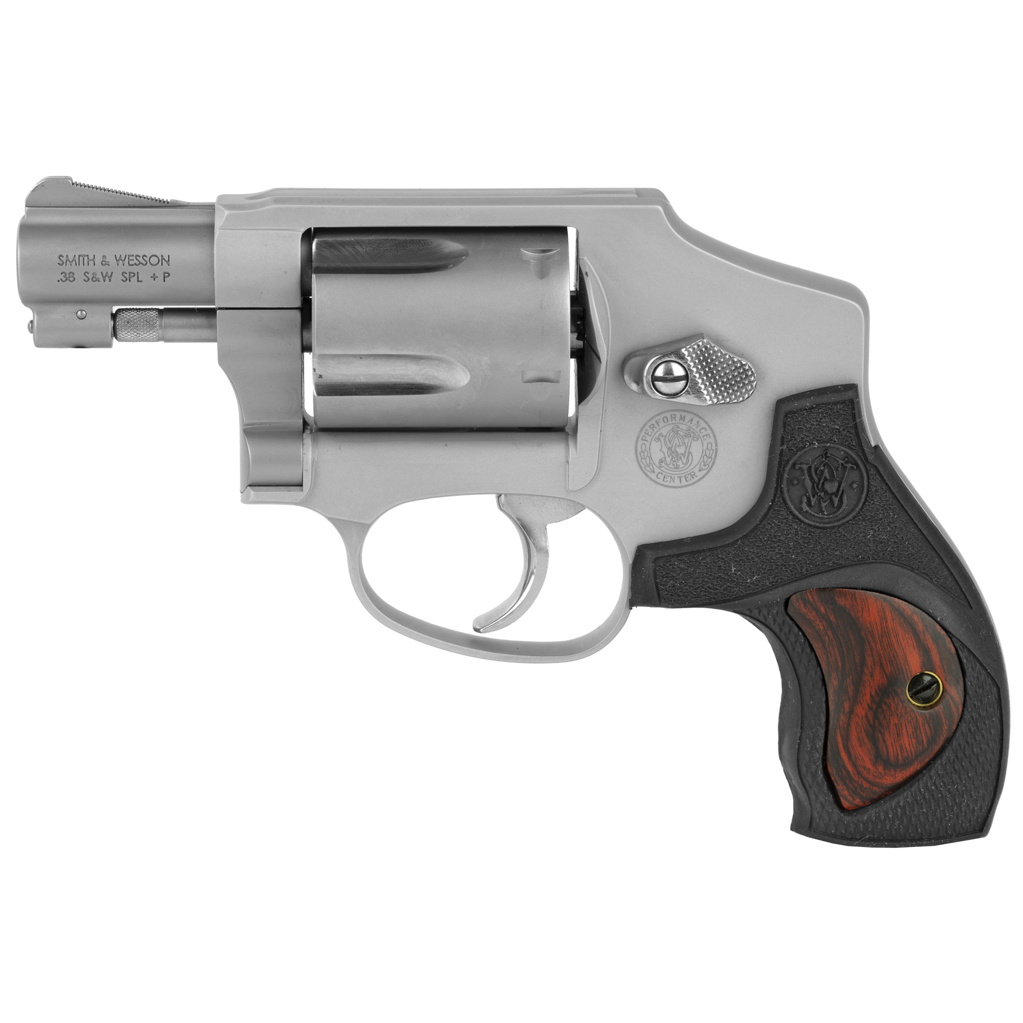 Smith & Wesson 642 Performance Center Double Action Only 1.875″ 38 Special 5rd – Silver