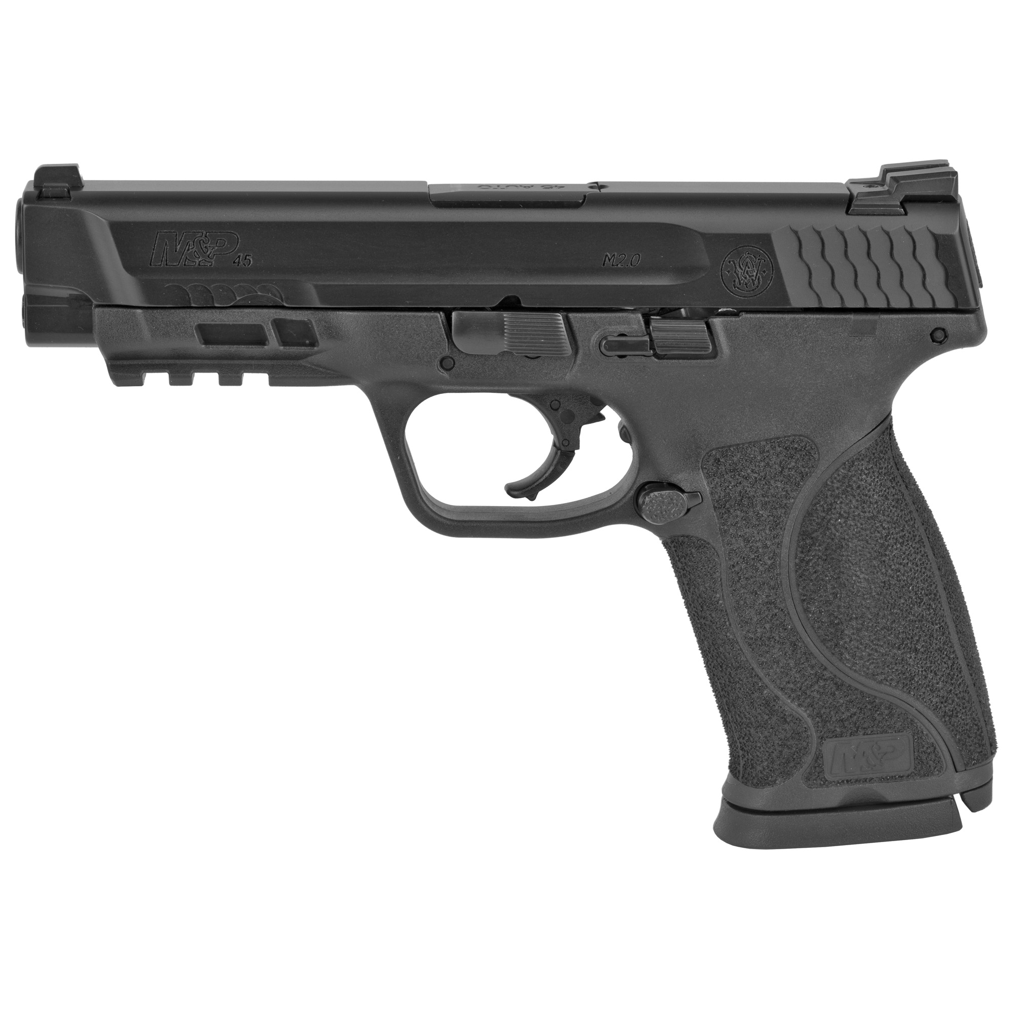 Smith & Wesson M&P M2.0 Striker Fired 4.6″ 45 ACP 10rd Fixed Sights – Black