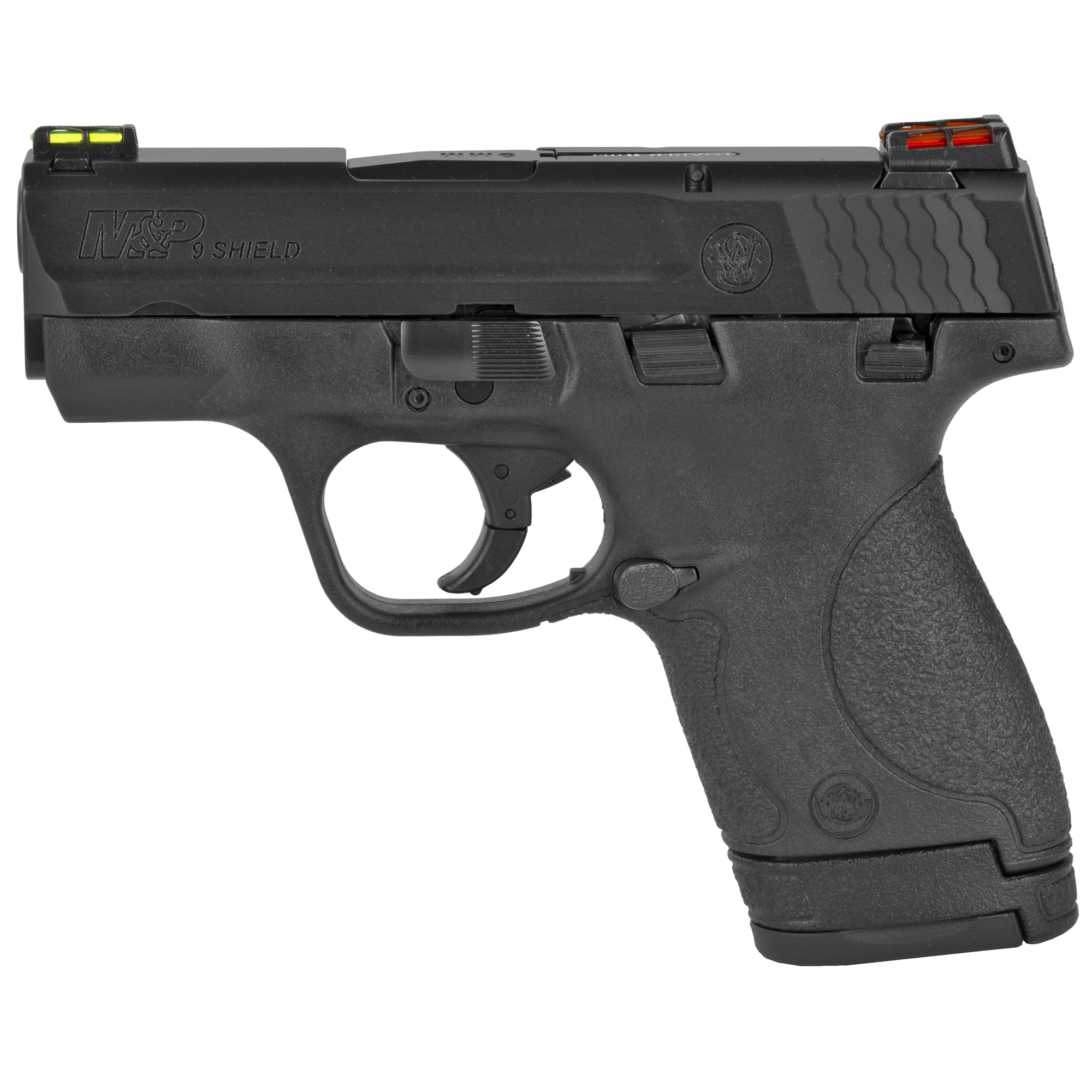 Smith & Wesson Shield Striker Fired 3.1″ 9mm 8rd Hi-Viz – Black