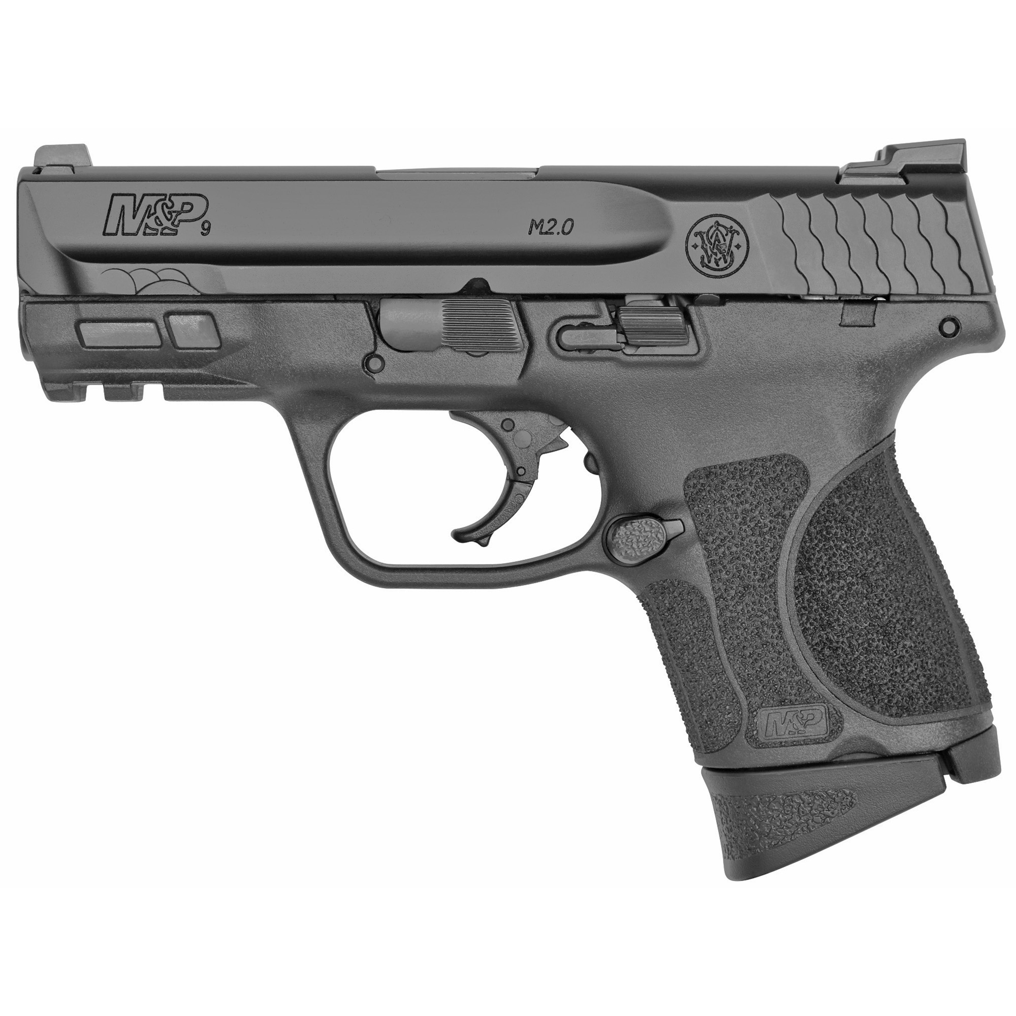 Smith & Wesson M&P M2.0 Striker Fired 3.6″ 9mm 12rd 3 Dot – Black