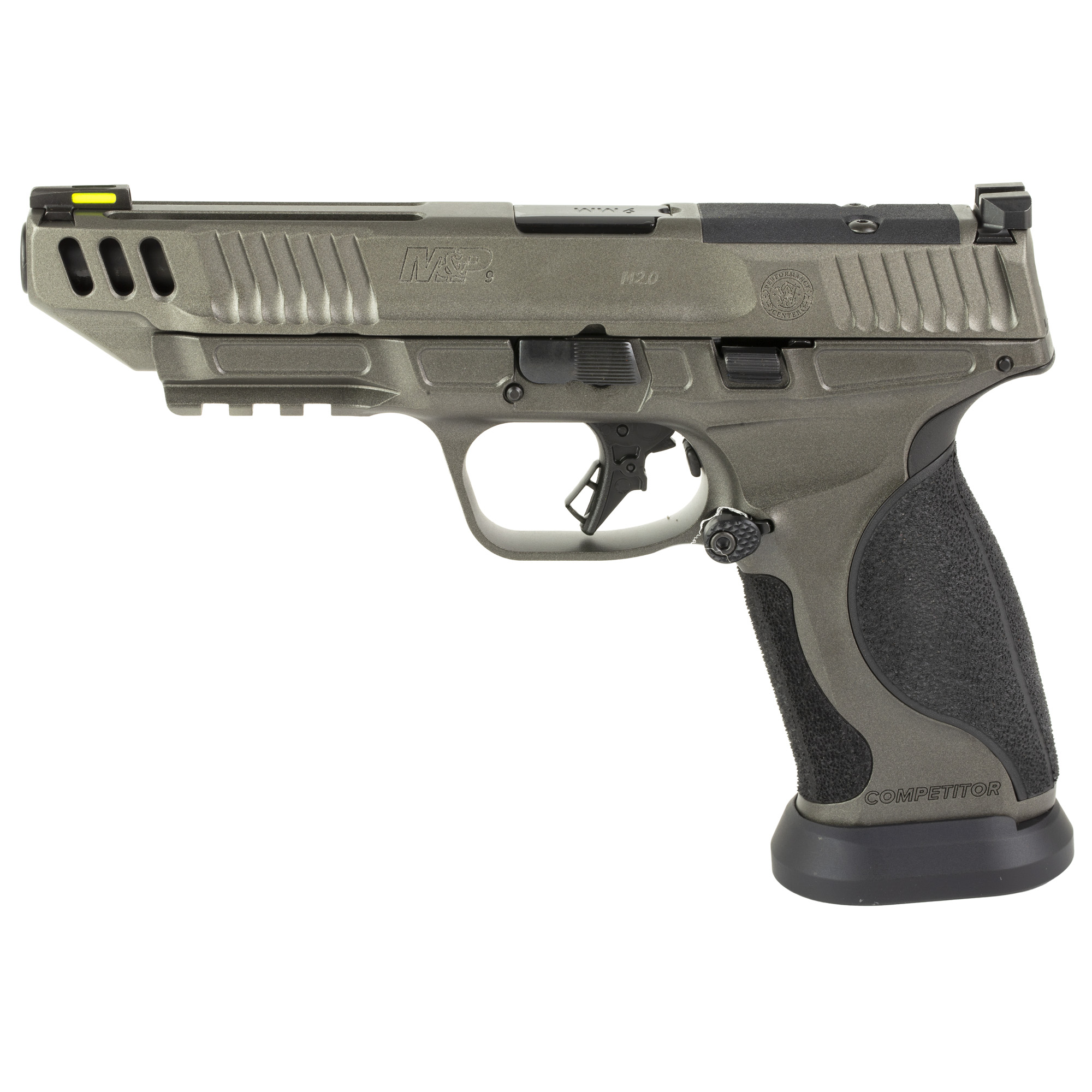 Smith & Wesson M&P M2.0 Competitor Striker Fired 5″ 9mm 10rd Fiber Optic Front Sight – Tungsten