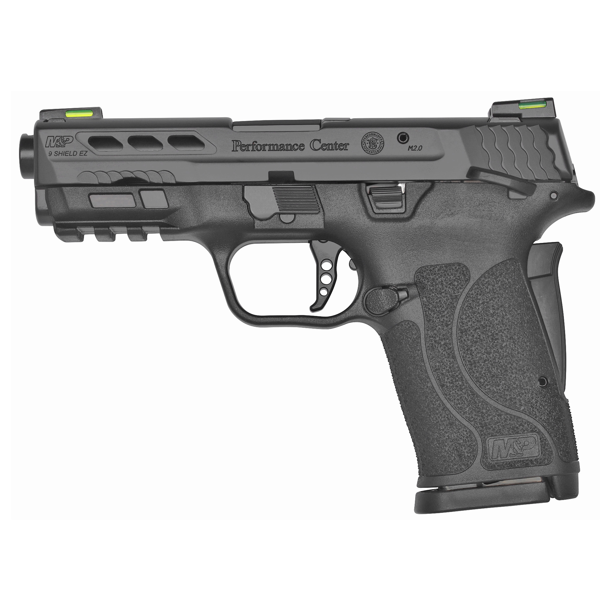 Smith & Wesson Shield EZ Performance Center 3.8″ 9mm 8rd Hi-Viz – Black