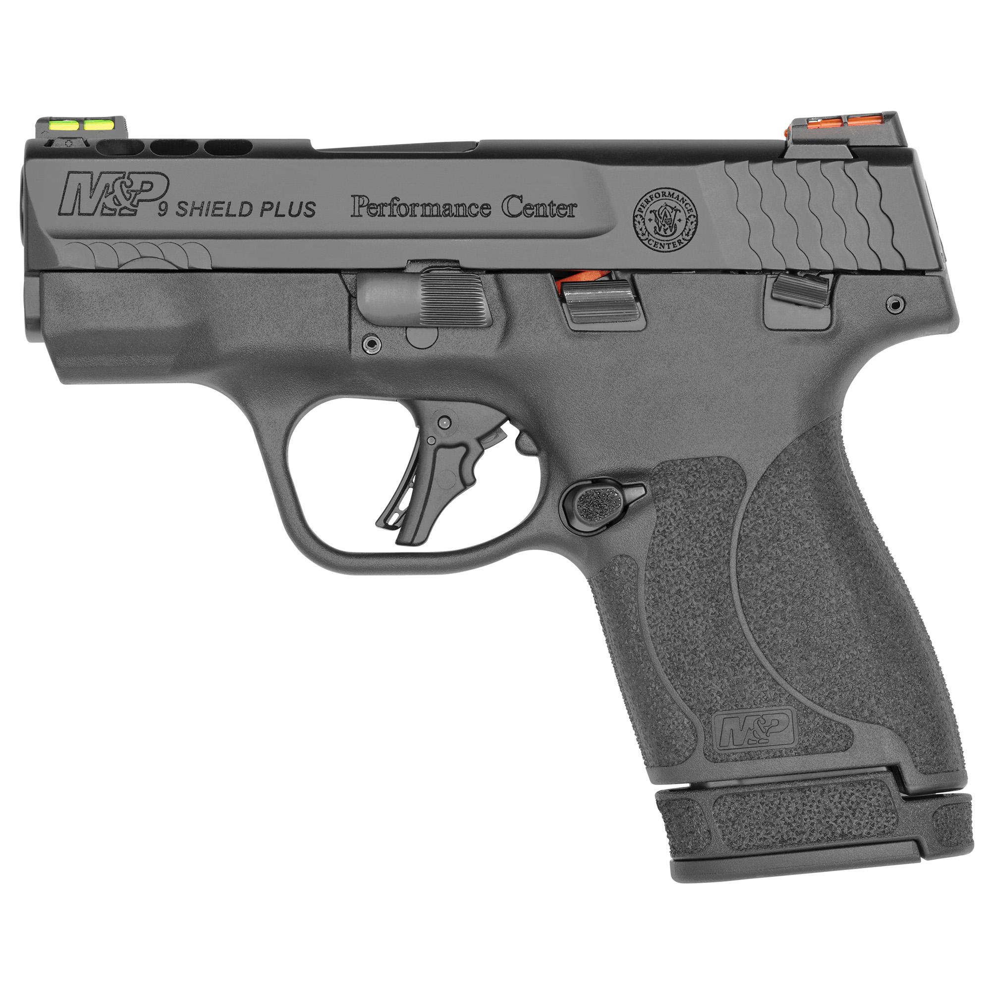 Smith & Wesson Shield Plus Performance Center Striker Fired 3.1″ 9mm 13rd Fiber Optic – Black