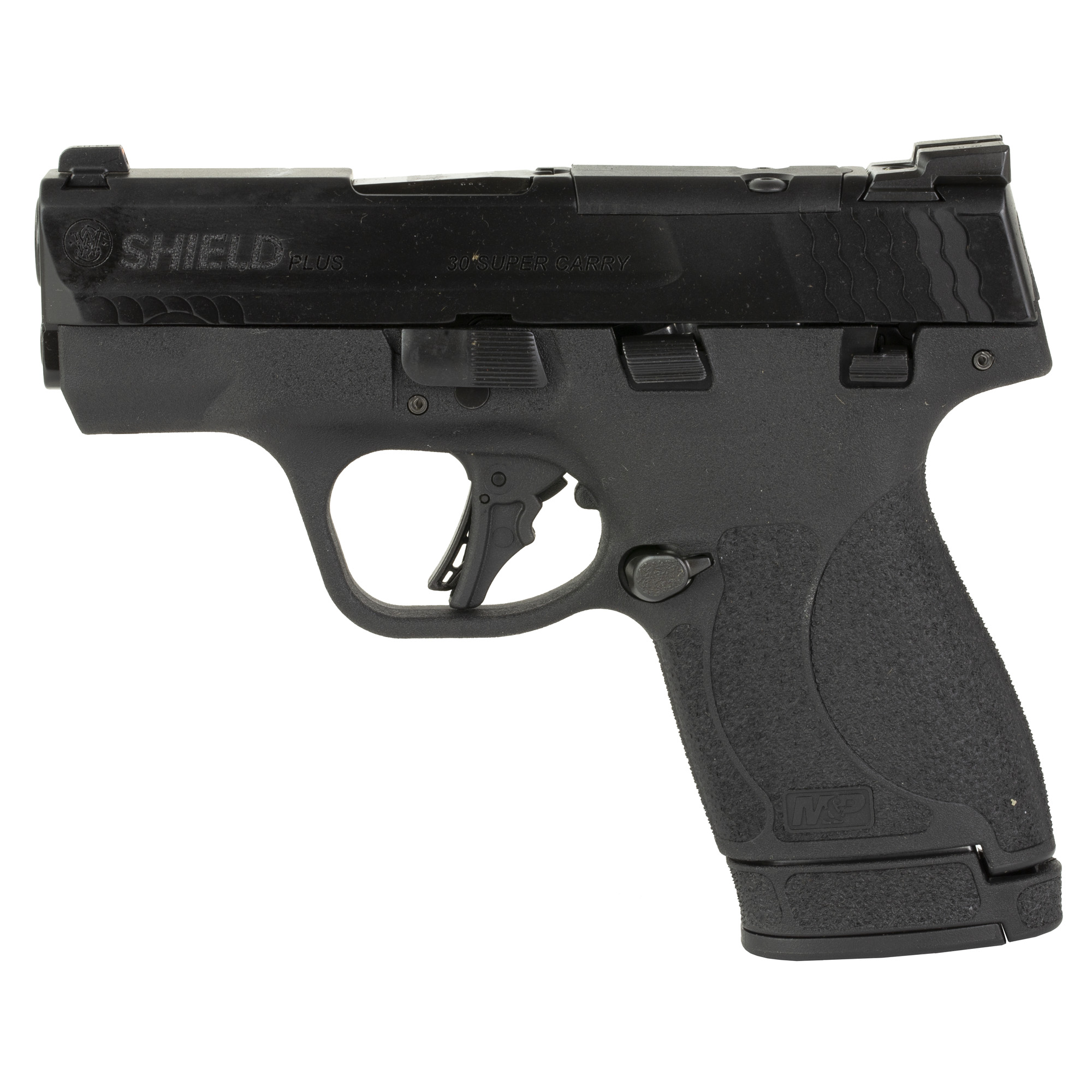 Smith & Wesson Shield Plus Striker Fired 3.1″ 30 Super Carry 16rd Night Sights – Black