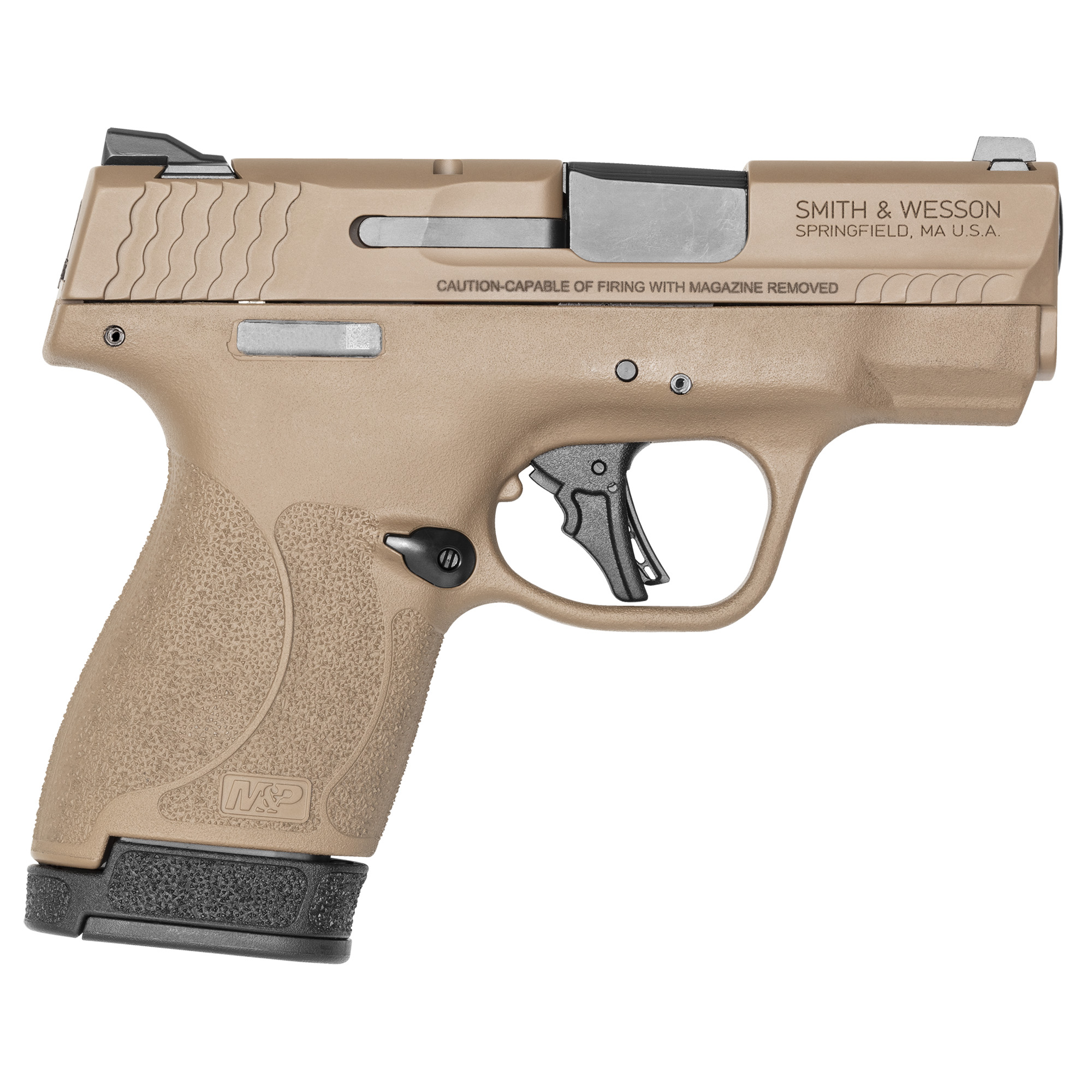 Smith & Wesson Shield Plus M&P9 Striker Fired 3.1″ 9mm 13rd White Dot Sights – Flat Dark Earth