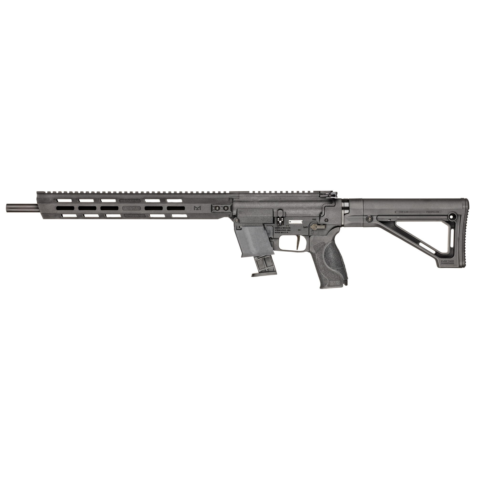 Smith & Wesson Response NJ Compliant AR 16.5″ 9mm 10rd Optics Ready – Black