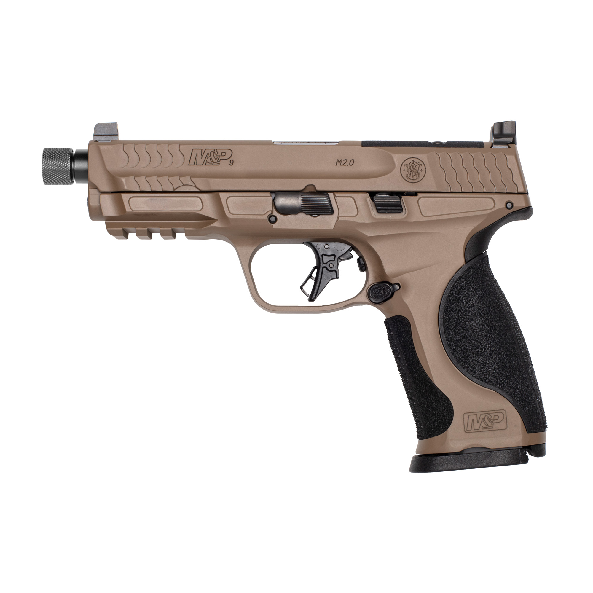 Smith & Wesson M&P M2.0 Metal Striker Fired 4.625″ 9mm 17rd Optic Height Sights – Flat Dark Earth