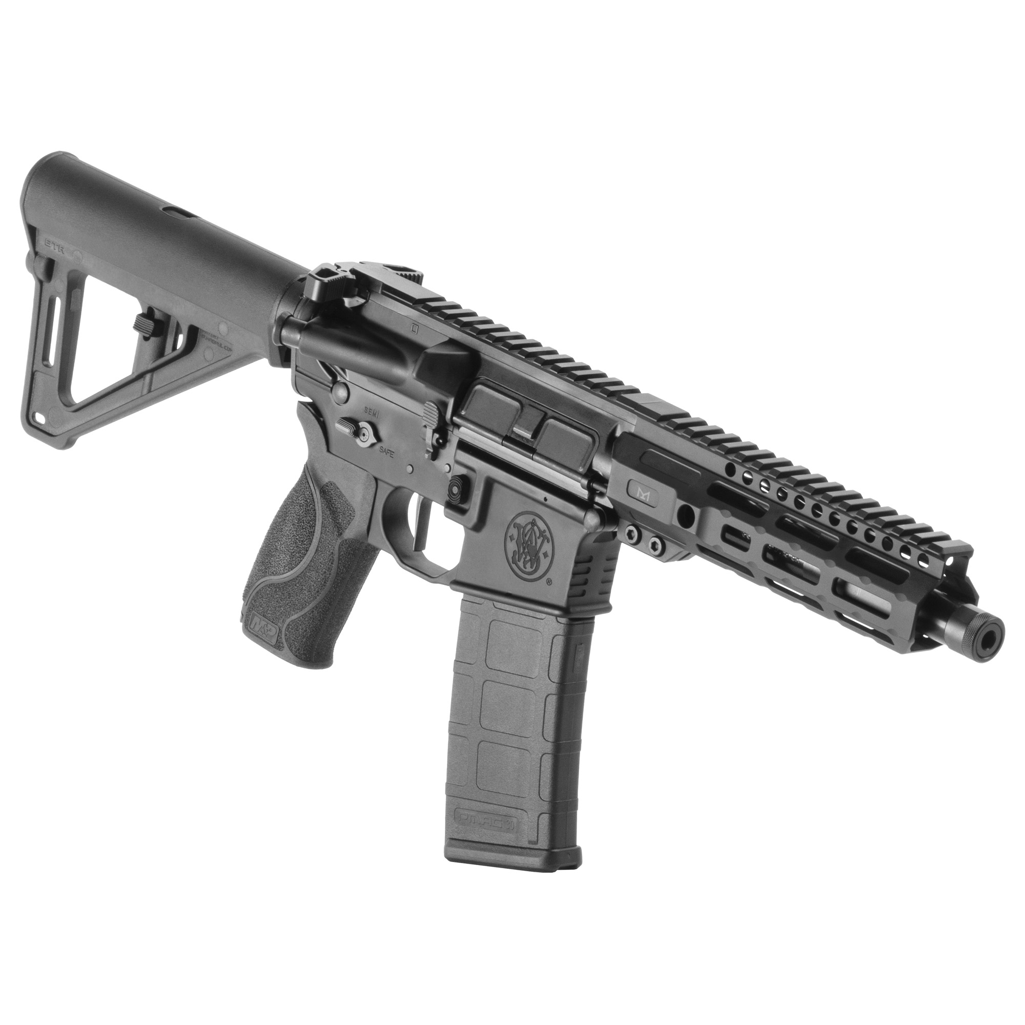 Smith & Wesson M&P 15 AXE Pistol AR 8" 300 Blackout 30 Rounds - Black-img-2