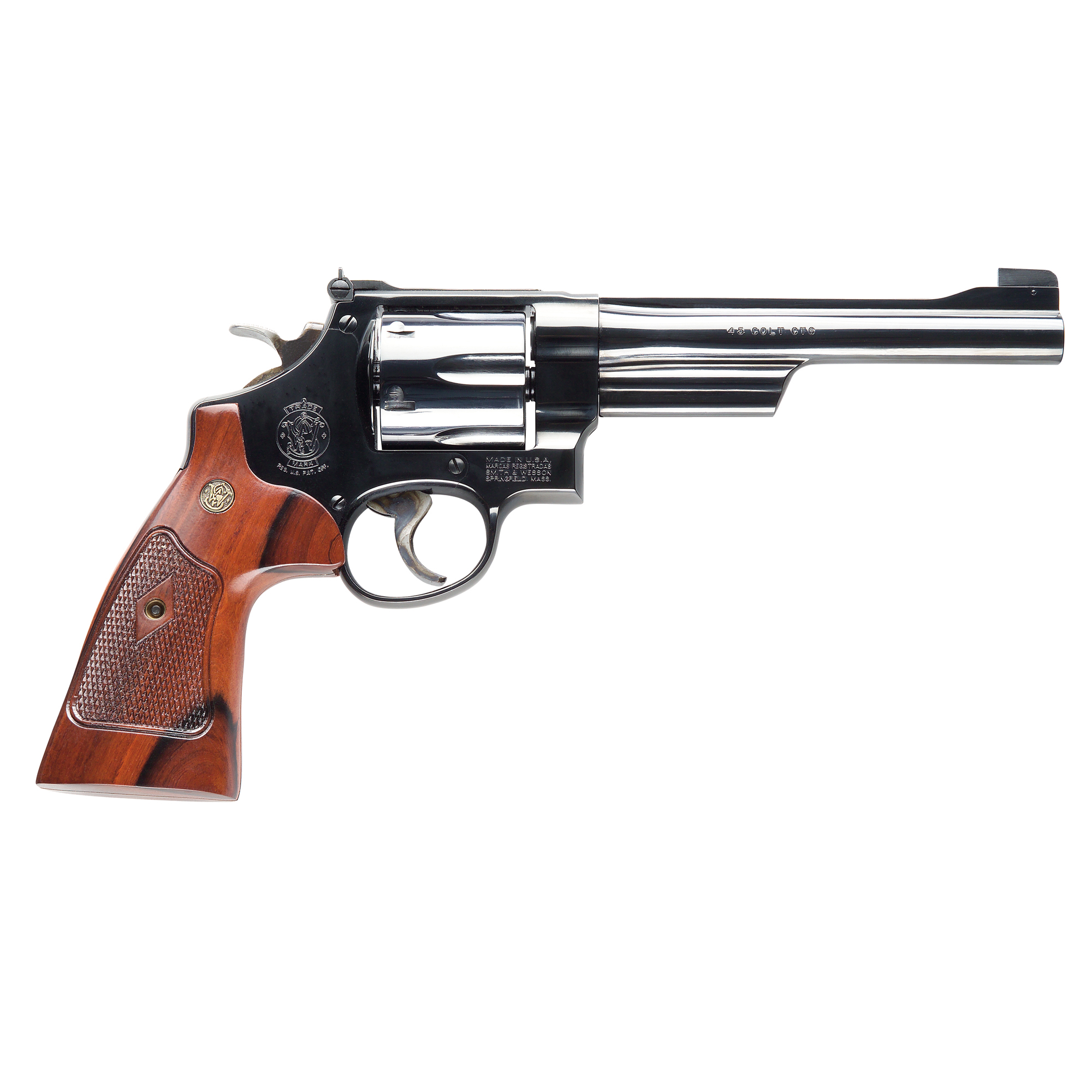 Smith & Wesson 25 Classic Double Action 6.5″ 45 Long Colt 6rd Adjustable Sights – Blue