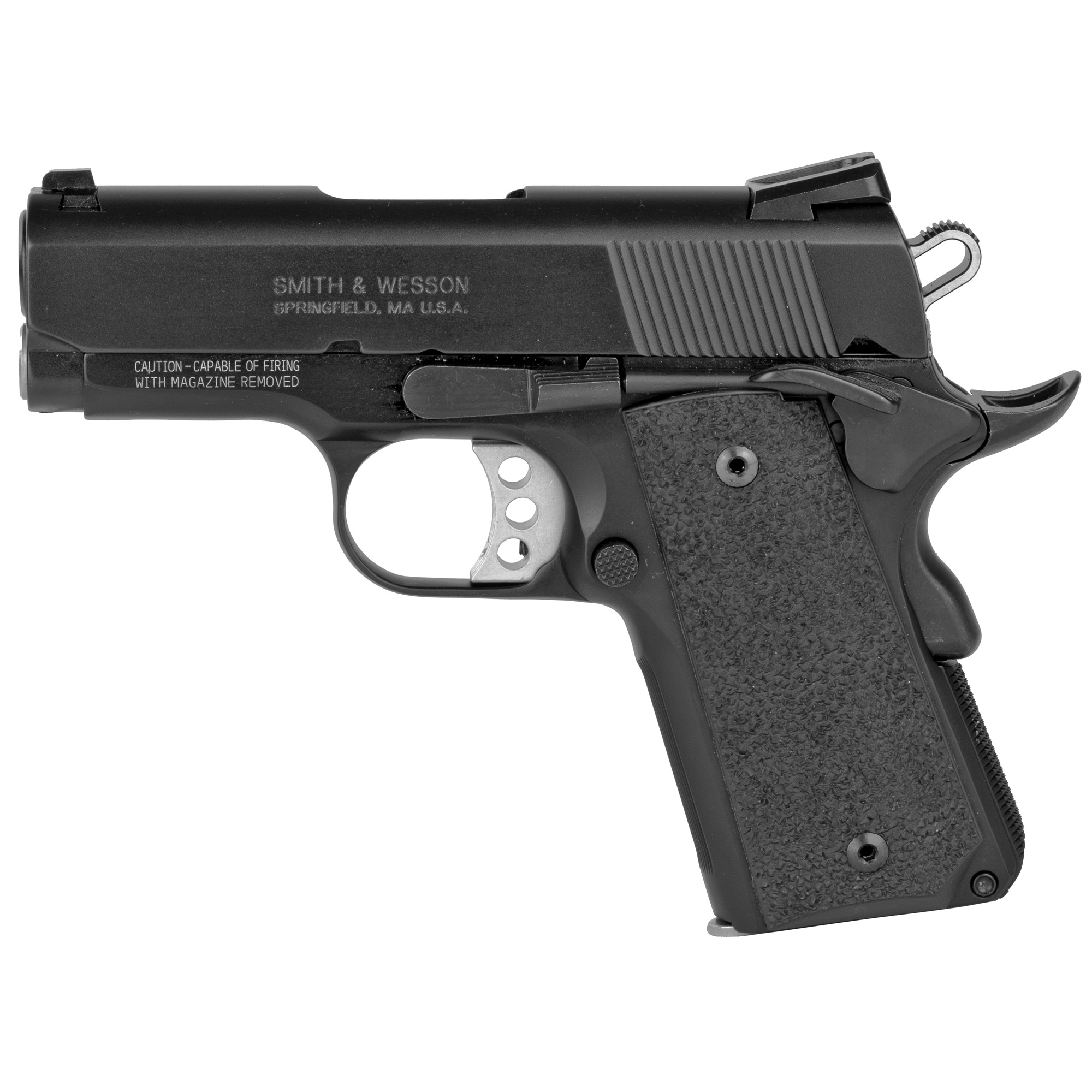 Smith & Wesson 1911 Performance Center Pro Series 3″ 9mm 8rd Fixed Sights – Black