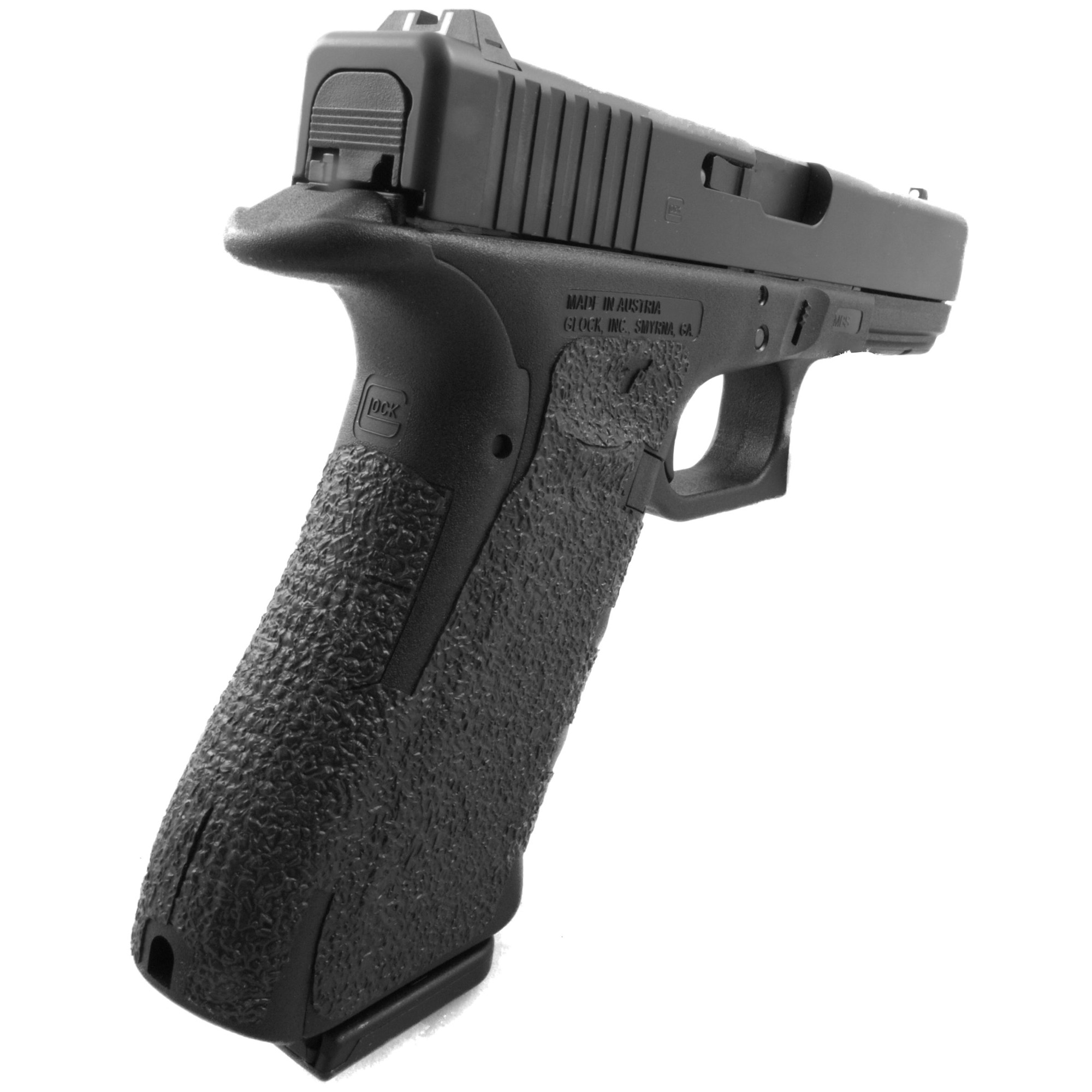 TALON Grips Glock Generation 4 17/22/24/31/34/35/37 No Backstrap Rubber – Black