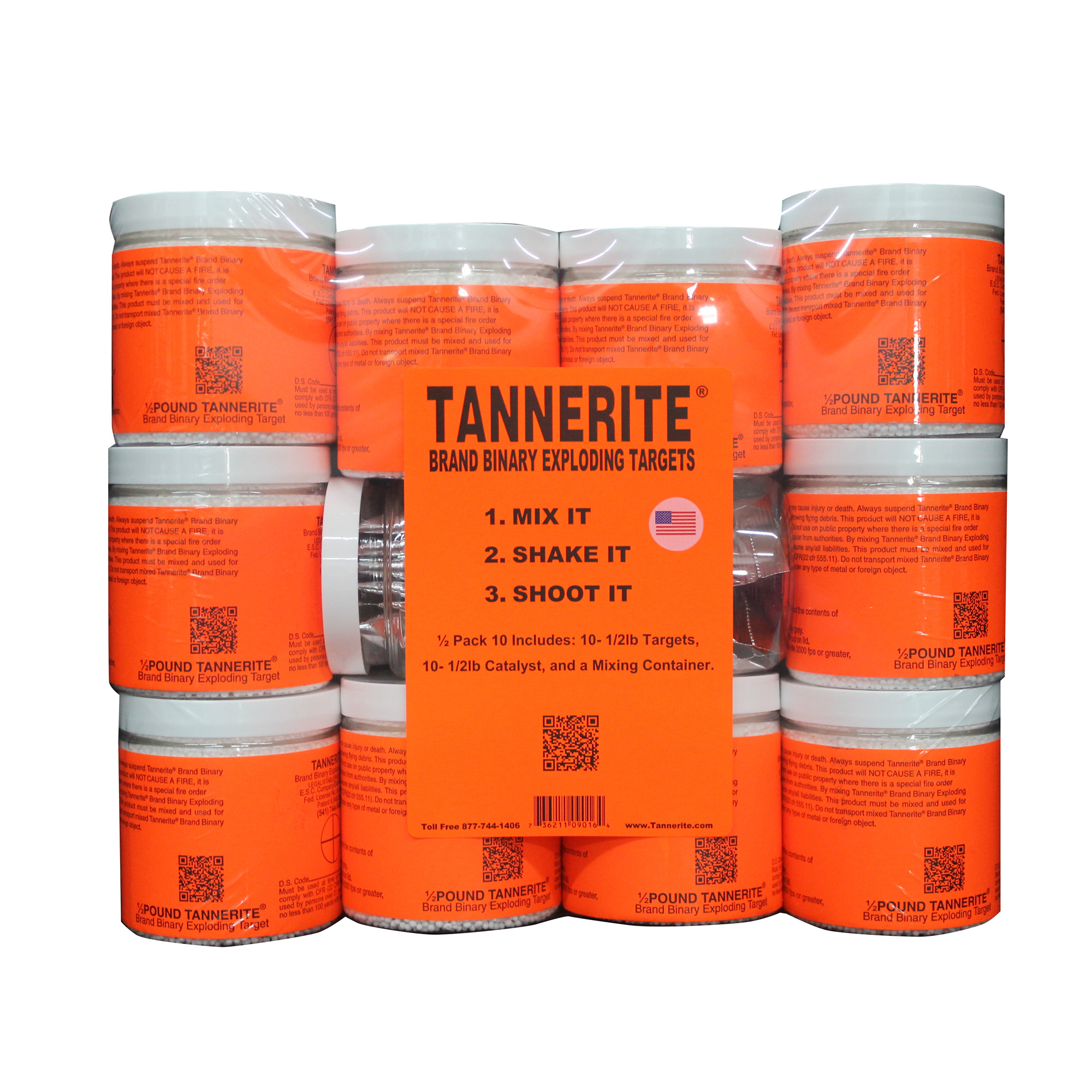 Tannerite Brick Target 1/2 Pound – 10/Pack