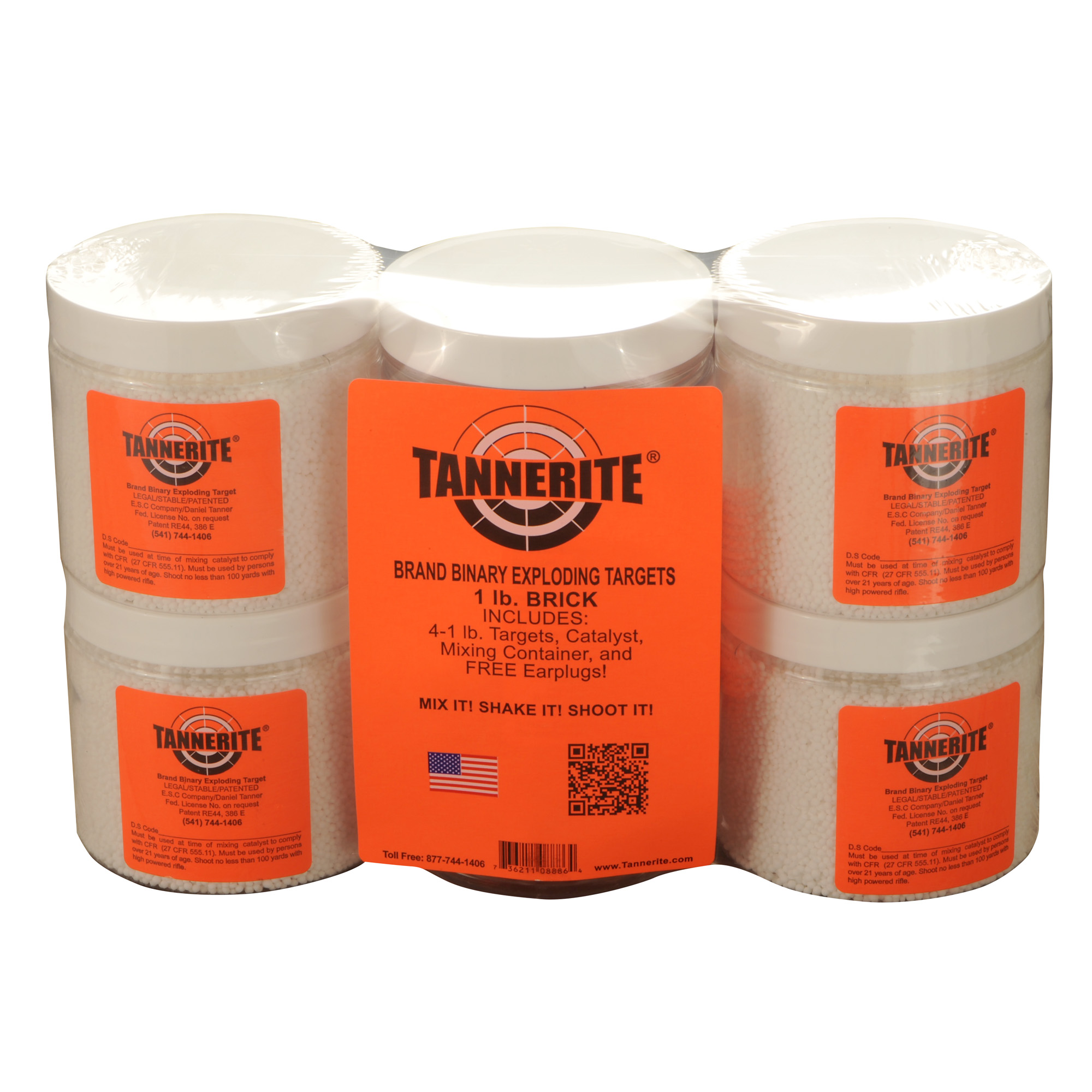 Tannerite Brick Target 1 Pound – 4/Pack