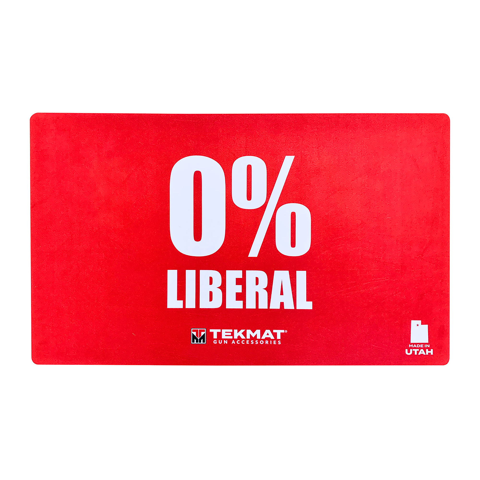 TekMat Door Mat Zero Percent Liberal 25″x42″ – Red