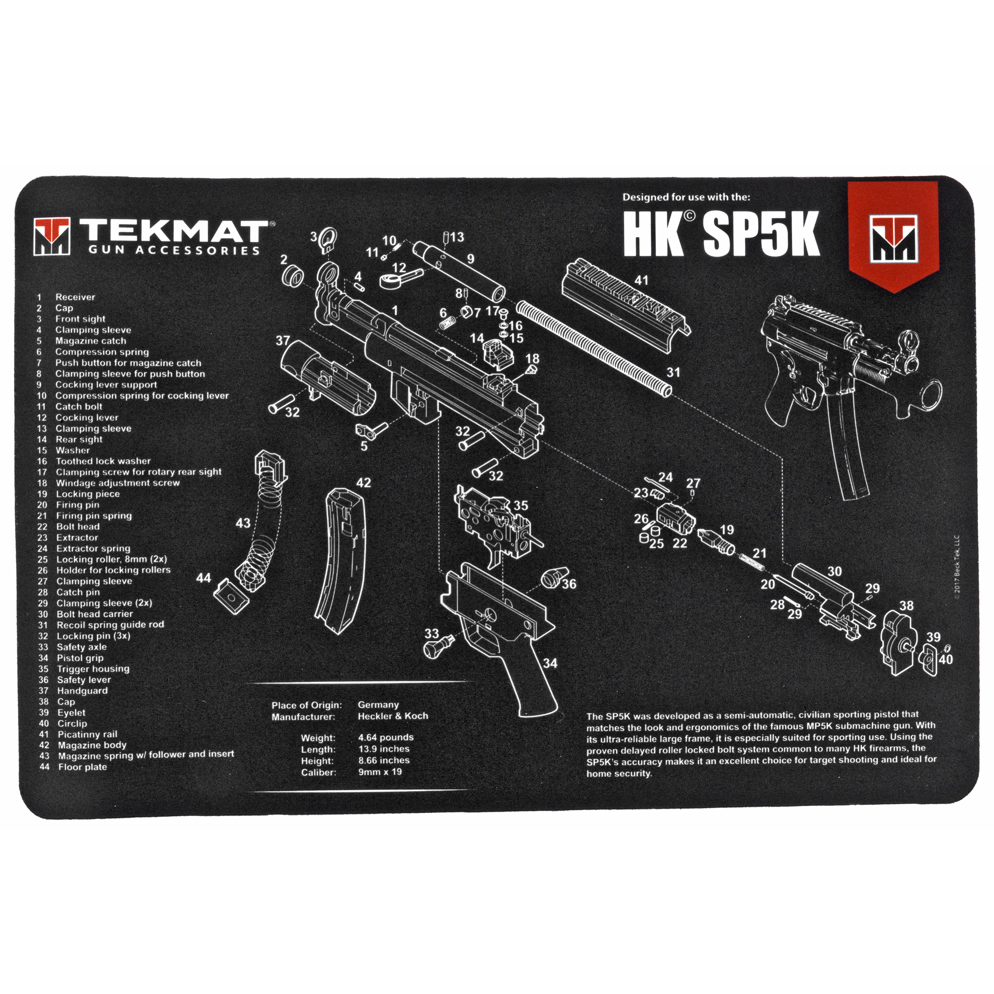 TekMat SP5K 11″x17″