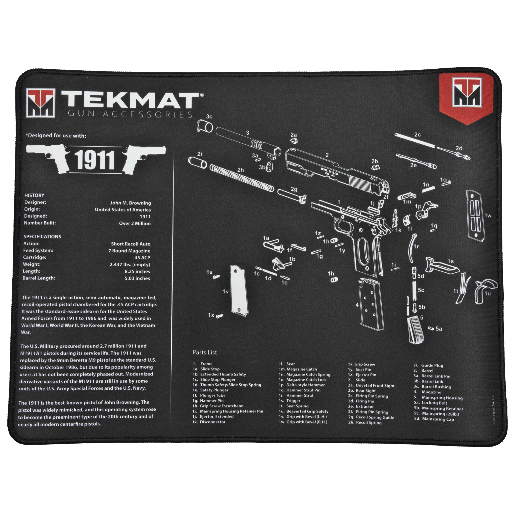 TekMat 1911 15″x20″