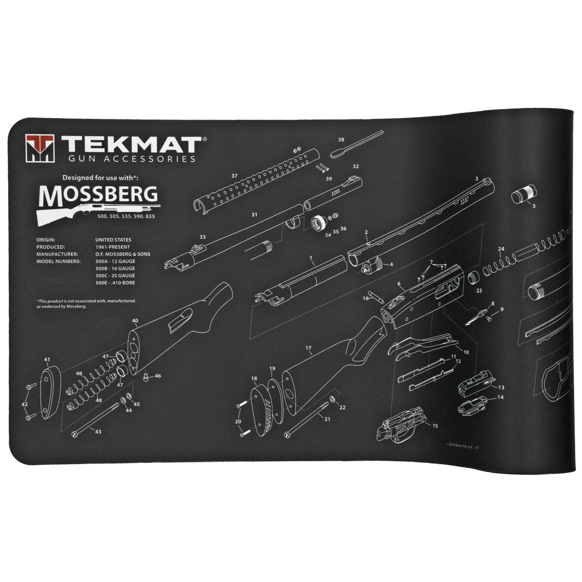 TekMat Mossberg 12″x36″