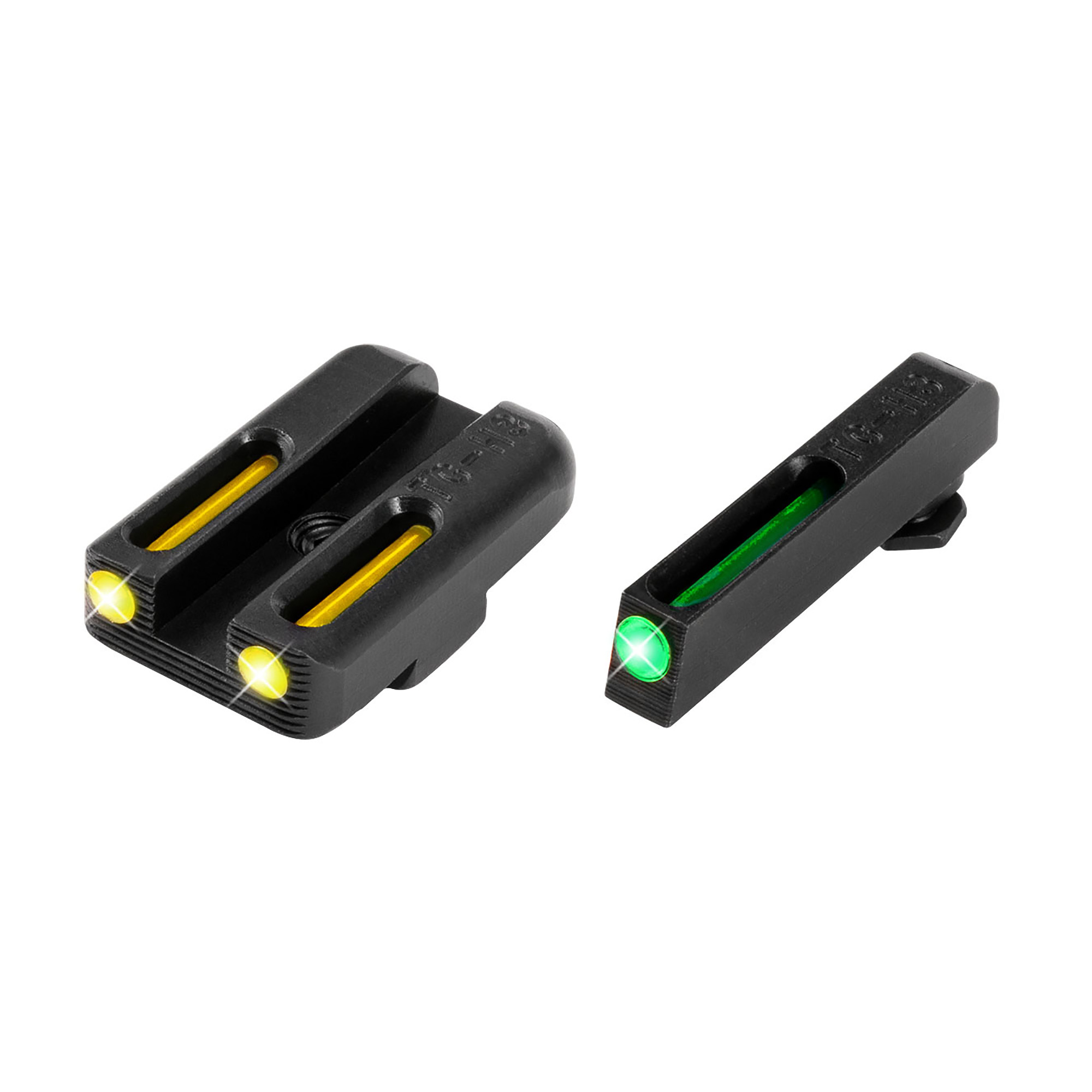 TRUGLO Glock 42/43 Brite-Site Tritium/Fiber Optic Sight – Green, Yellow