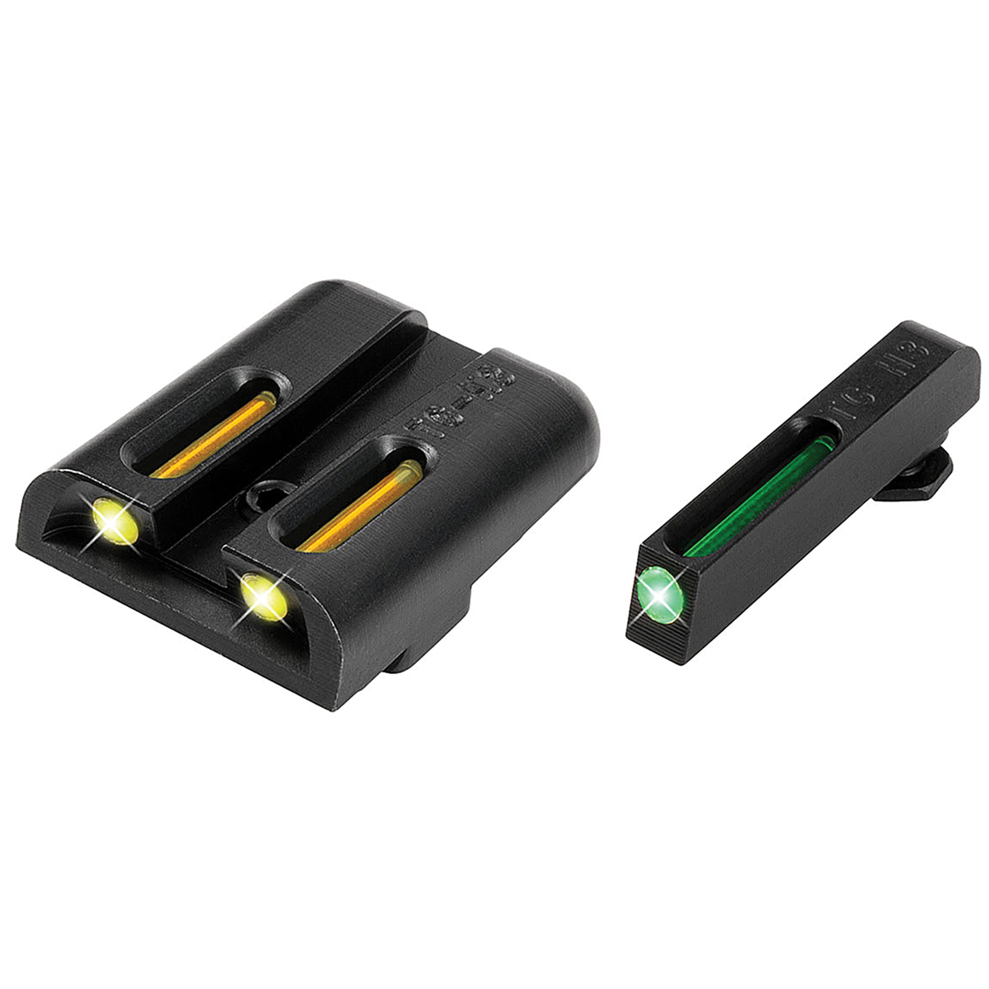 TRUGLO Glock 17/17L/19/22/23/24/26/27/33/34/35/38/39 Brite-Site Tritium/Fiber Optic Sight – Green, Yellow