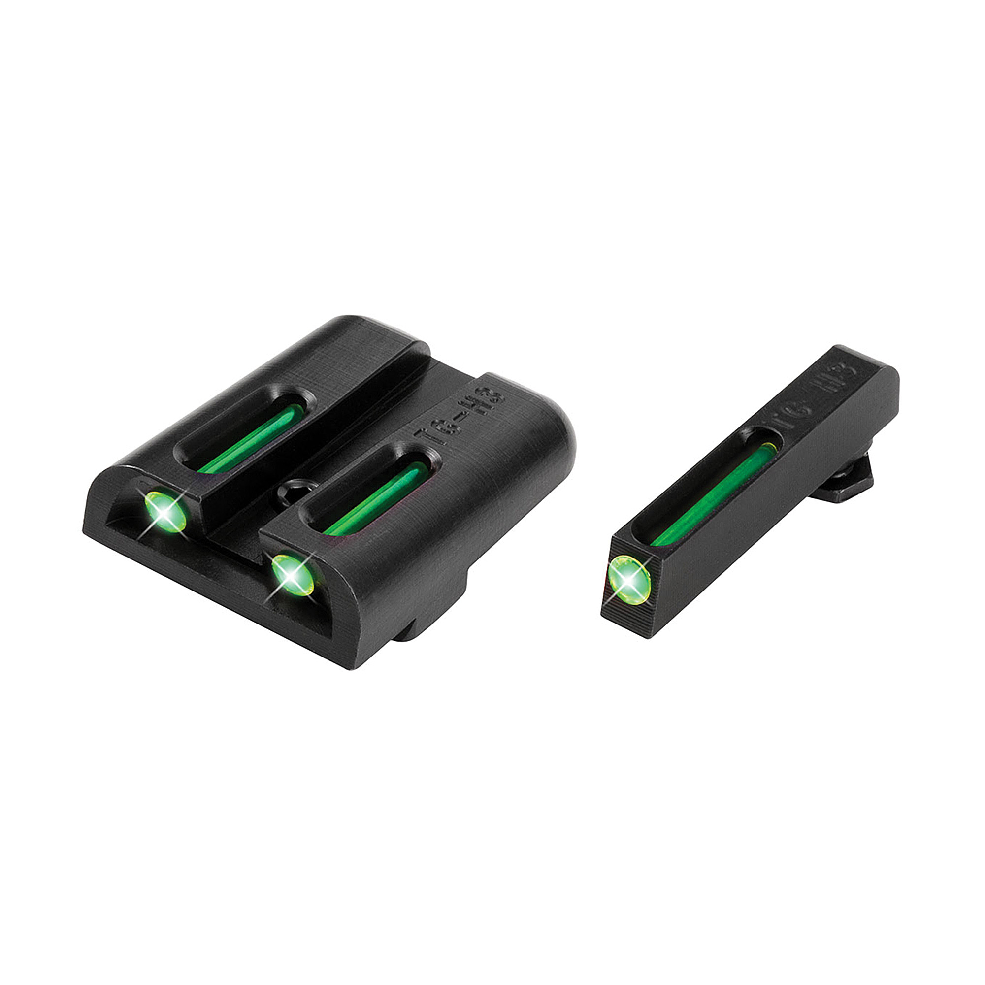 TRUGLO Glock 17/17L/19/22/23/24/26/27/33/34/35/38/39 Brite-Site Tritium/Fiber Optic Sight Low – Green