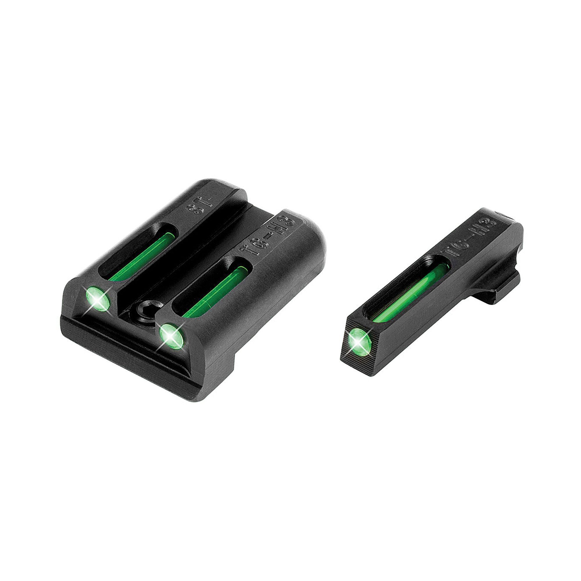 TRUGLO Sig #8 Front / #8 Rear Brite-Site Tritium/Fiber Optic Sight – Green