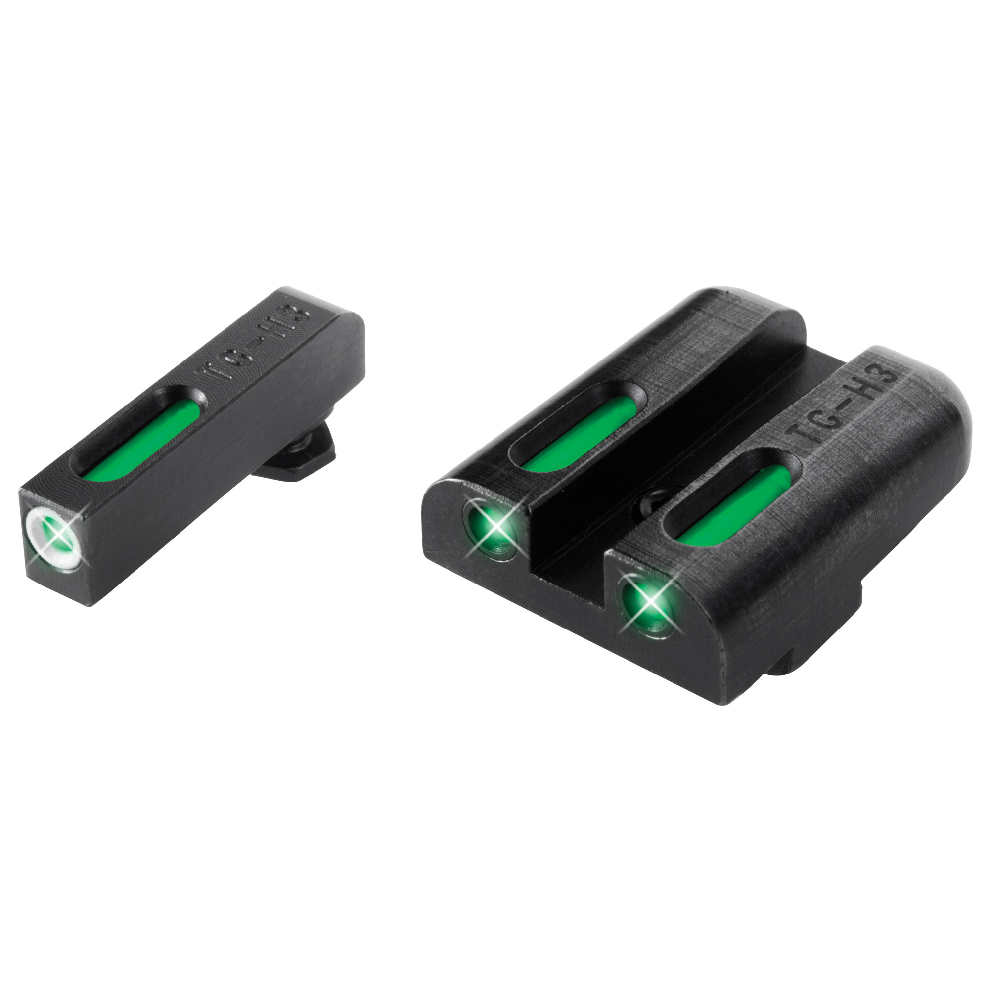 TRUGLO Glock 17/17L/19/22/23/24/26/27/33/34/35/38/39 Brite-Site TFX Sight Low – Green