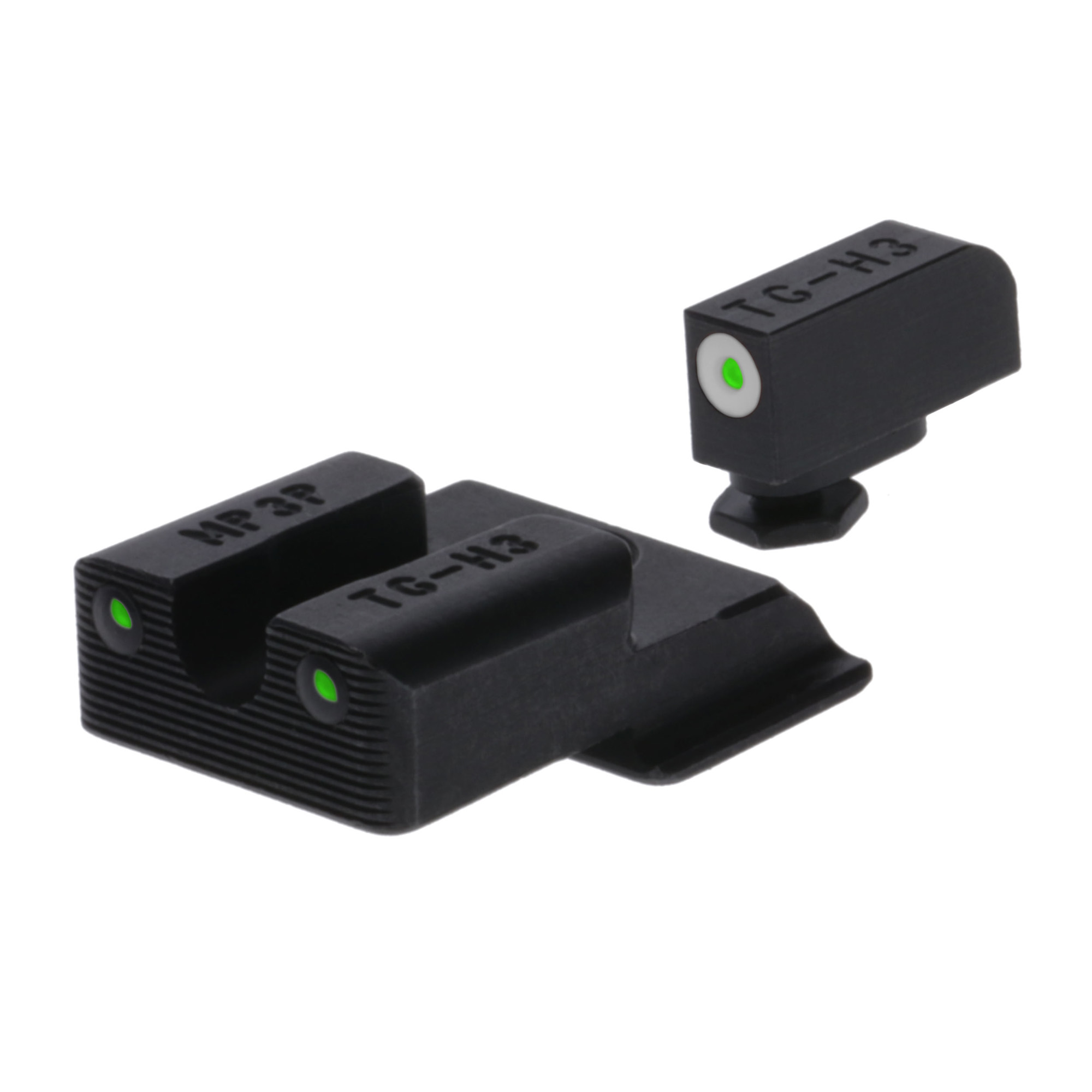 TRUGLO S&W EZ 9 Tritium Pro Sight – White