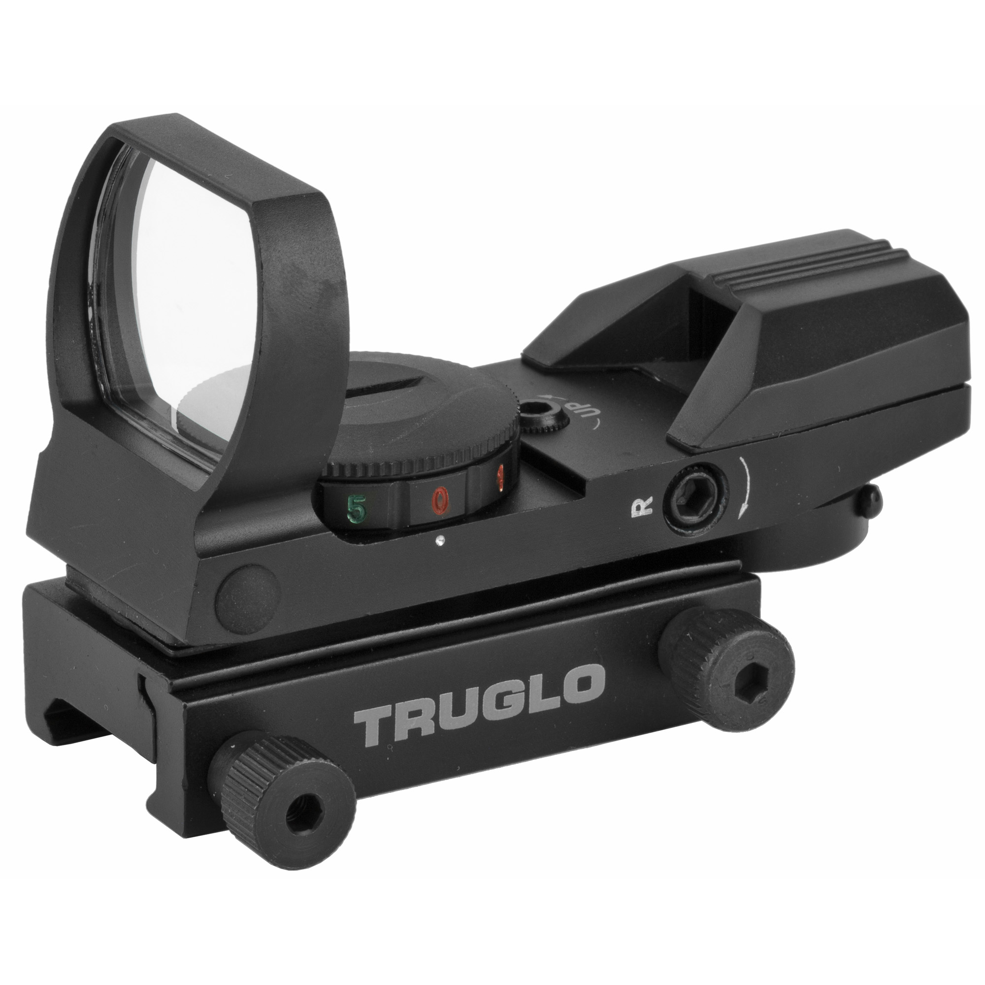 TRUGLO Dual Color Open 1X Red Dot – Black